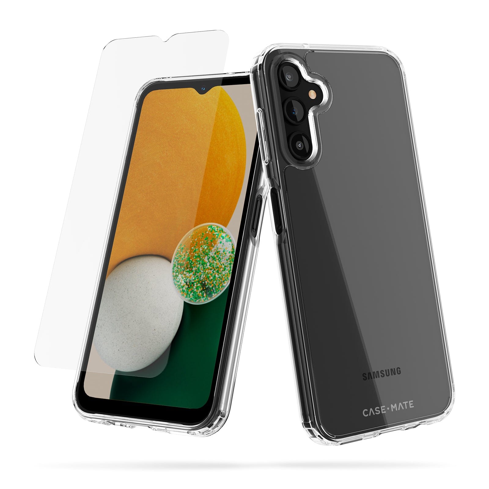 Case-Mate - Protection Pack Tough Case and Glass Screen Protector for Samsung Galaxy A14 5G Case-Mate - Protection Pack Tough Case and Glass Screen Protector for Samsung Galaxy A14 5G