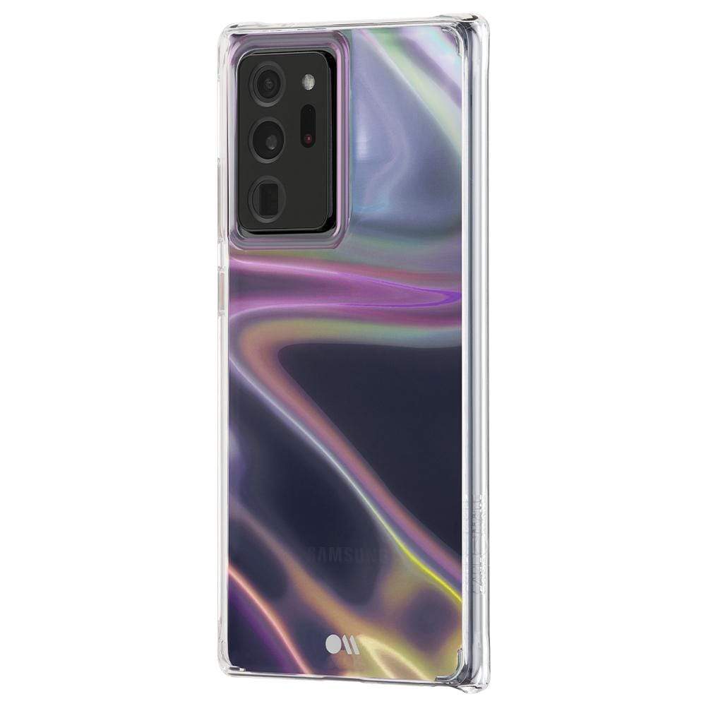 Soap bubble iridescent case looks different from different angles. color::Soap Bubble