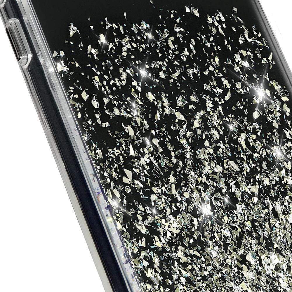 Close up of sparkles in case. color::Twinkle Stardust