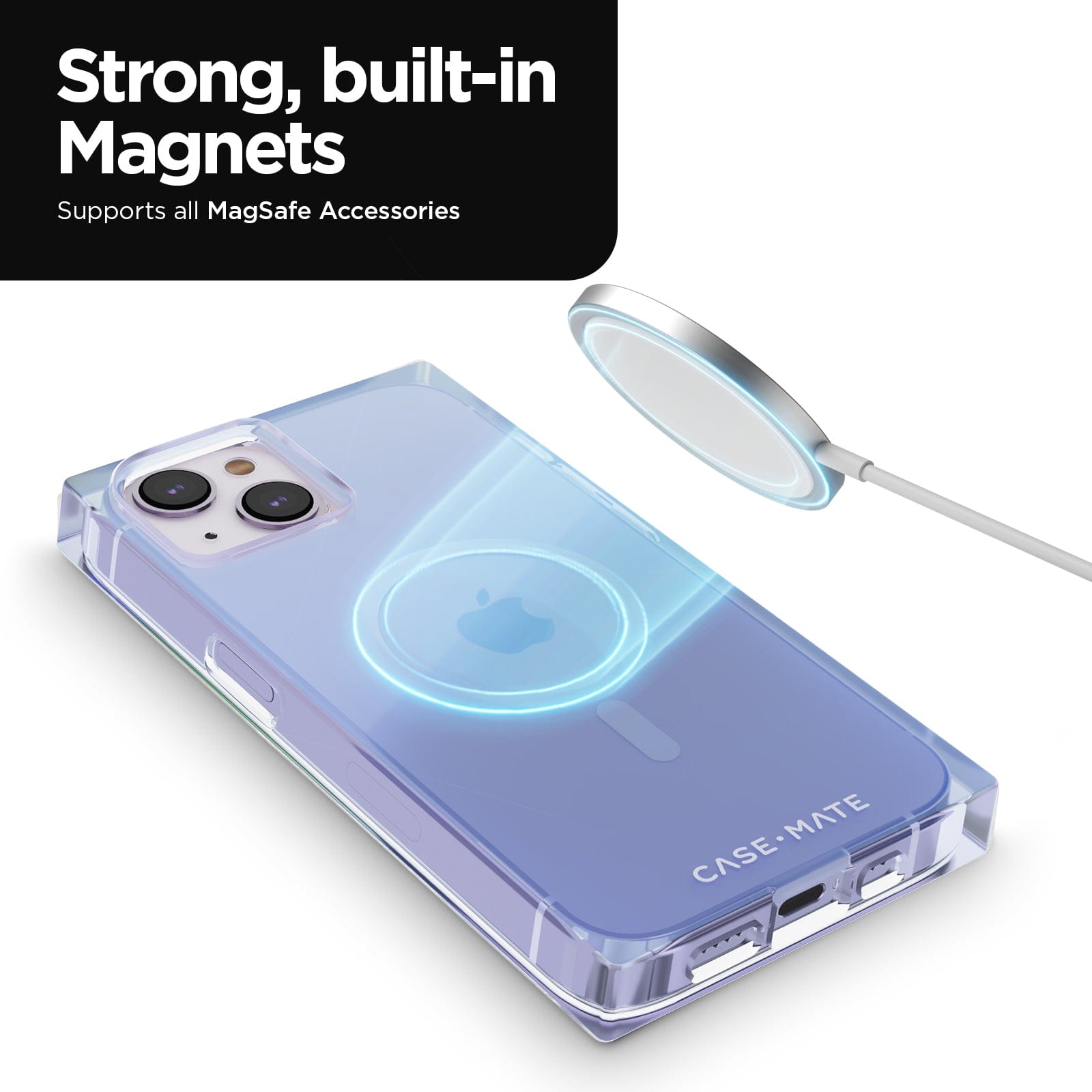 STORNG, BUILT-IN MAGNETS SUPPORT ALL MAGSAFE ACCESSORIES 