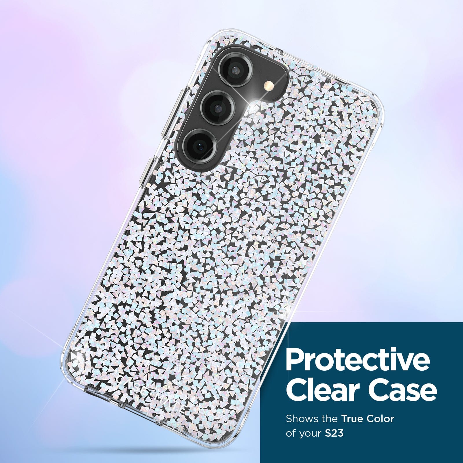 PROTECTIVE CLEAR CASE. SHOWS THE TRUE COLOR OF YOUR S23.