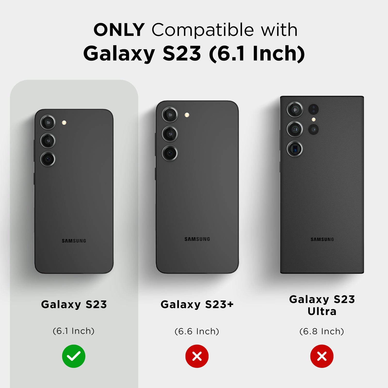 ONLY COMPATIBLE WITH GALAXY S23