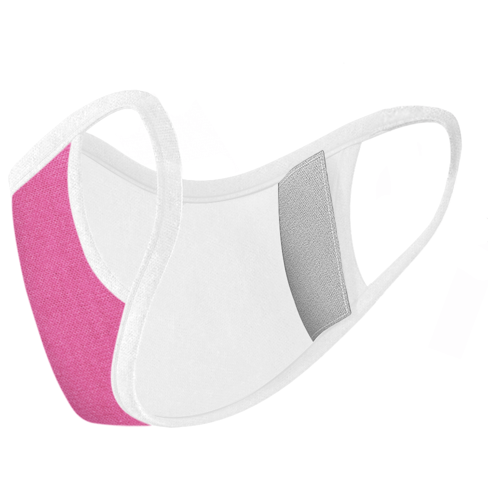 kids 7 - 11 Face Mask 3 Pack color:: pink