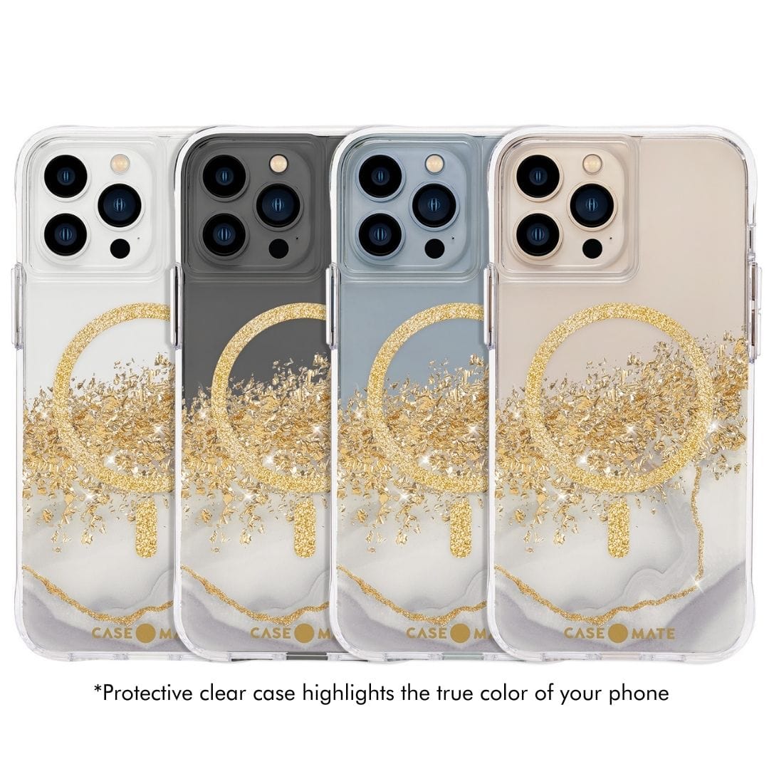 *Protective clear case highlights the true color of your phone. color::Karat Marble