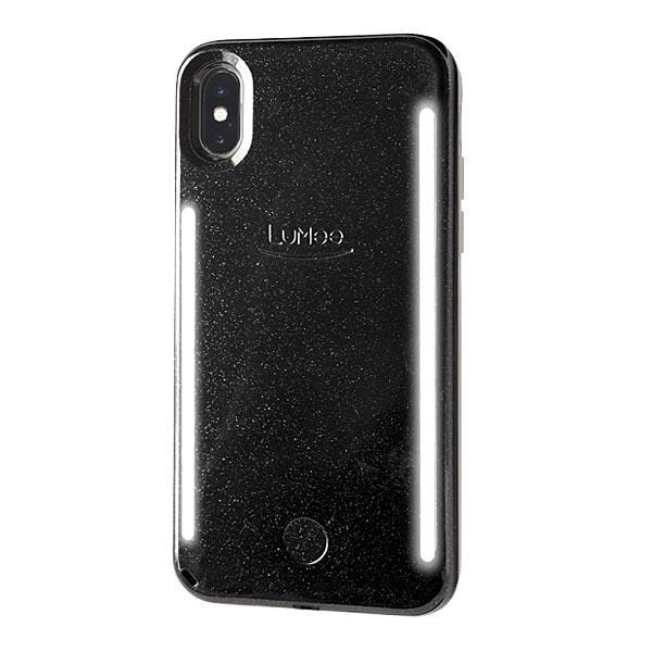 LuMee light up selfie case for iPhone XS/X. color::Black