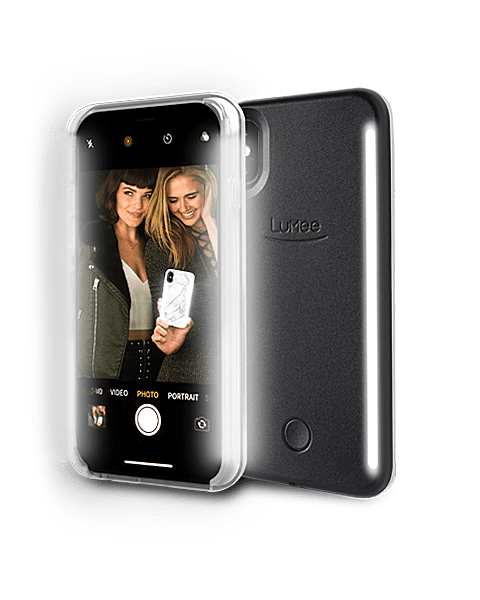LuMee Light Up Case for iPhone XS/ iPhone x. color::Black