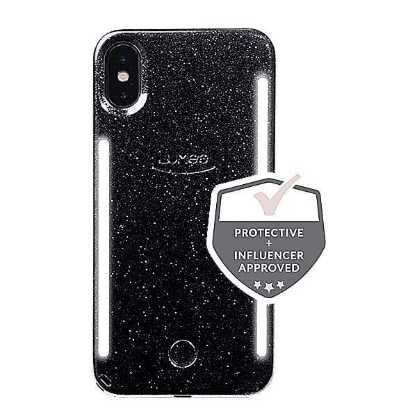 Vibes Black Glitter Case iPhone | LuMee