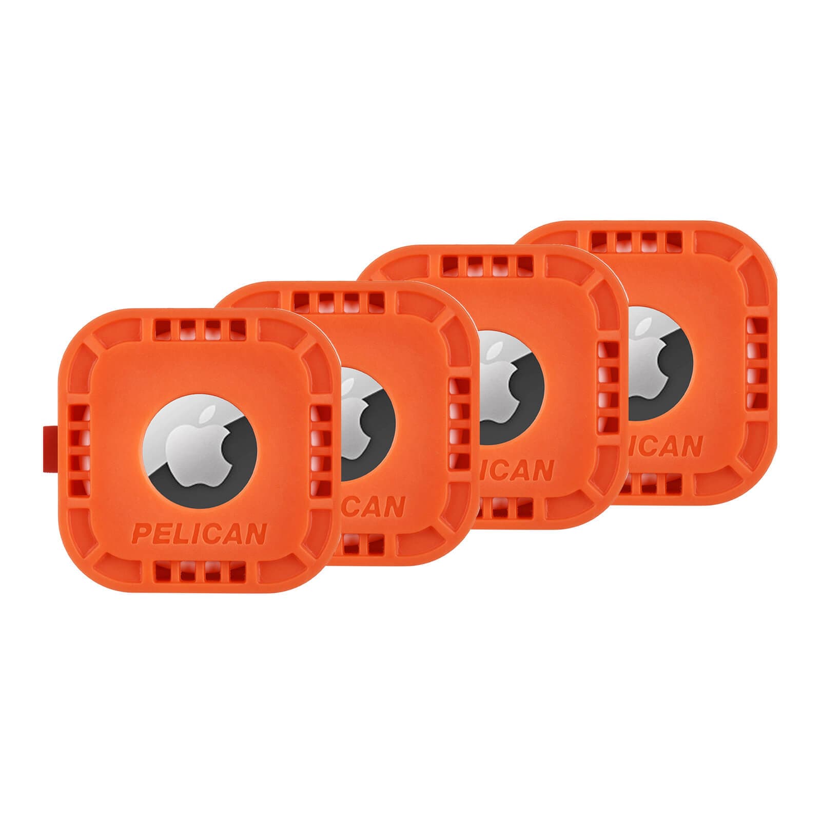 Pelican Protector AirTag Sticker Mount 4 Pack (Orange) - AirTag Case color::Orange