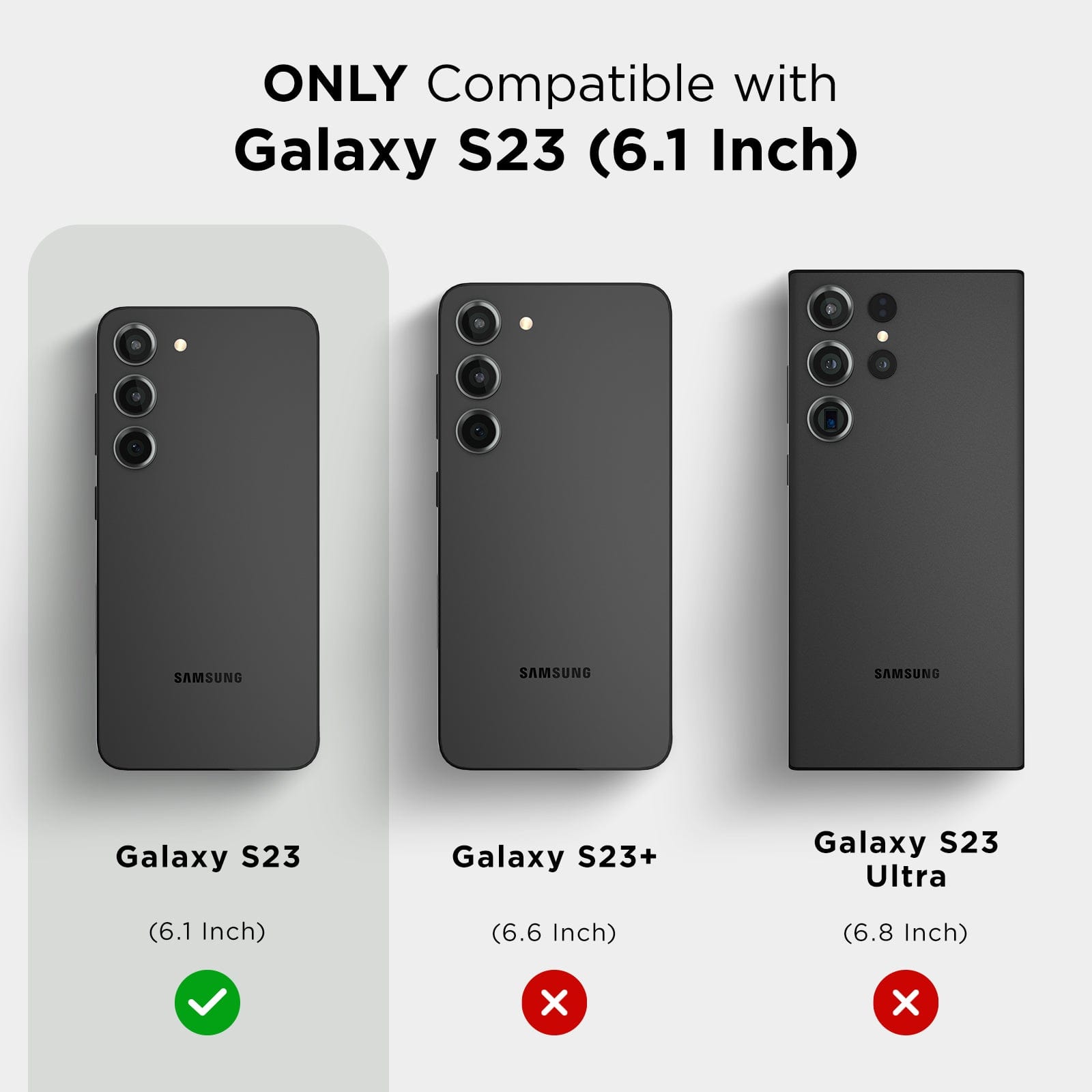 ONLY COMPATIBLE WITH GALAXY S23