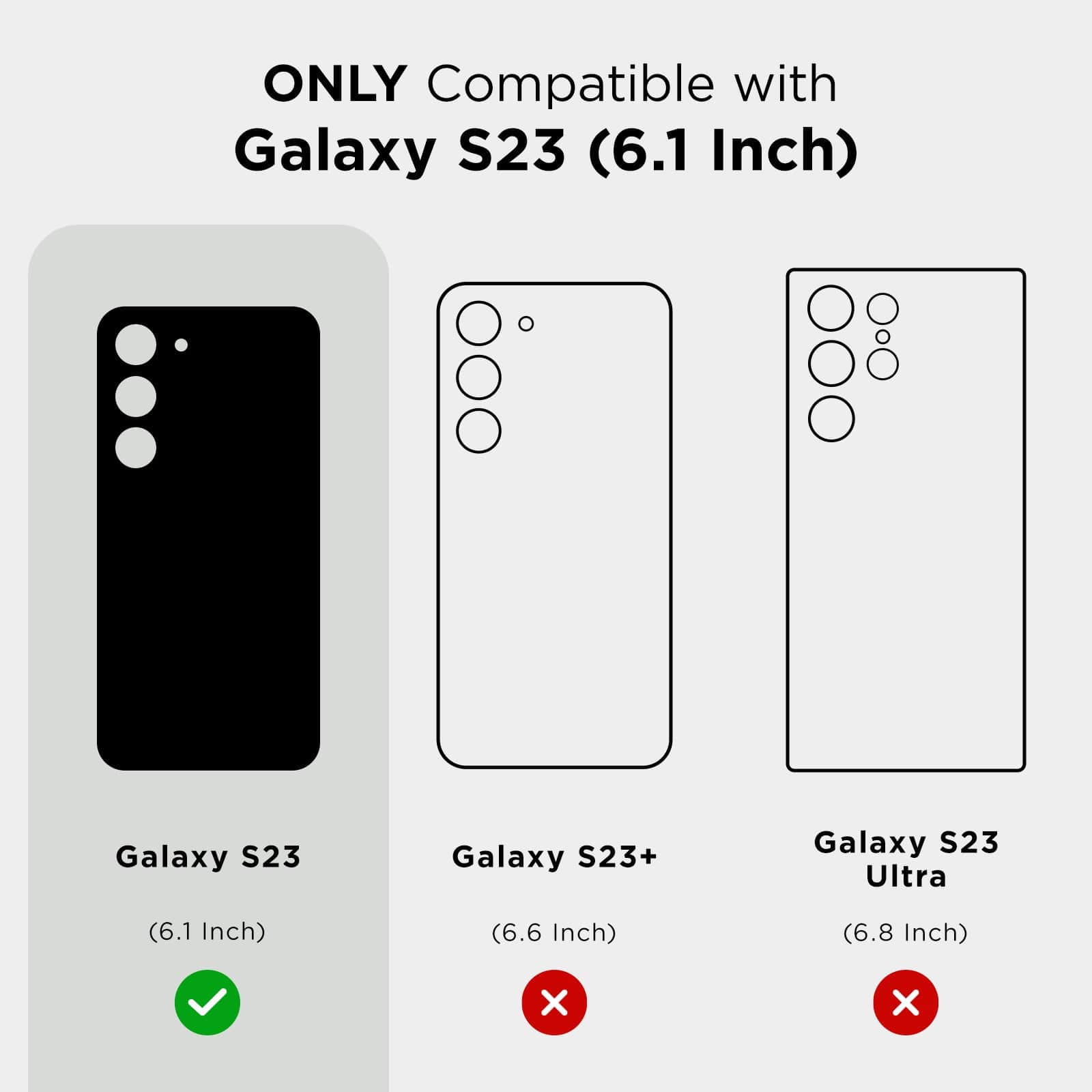 ONLY COMPATIBLE WITH GALAXY S23