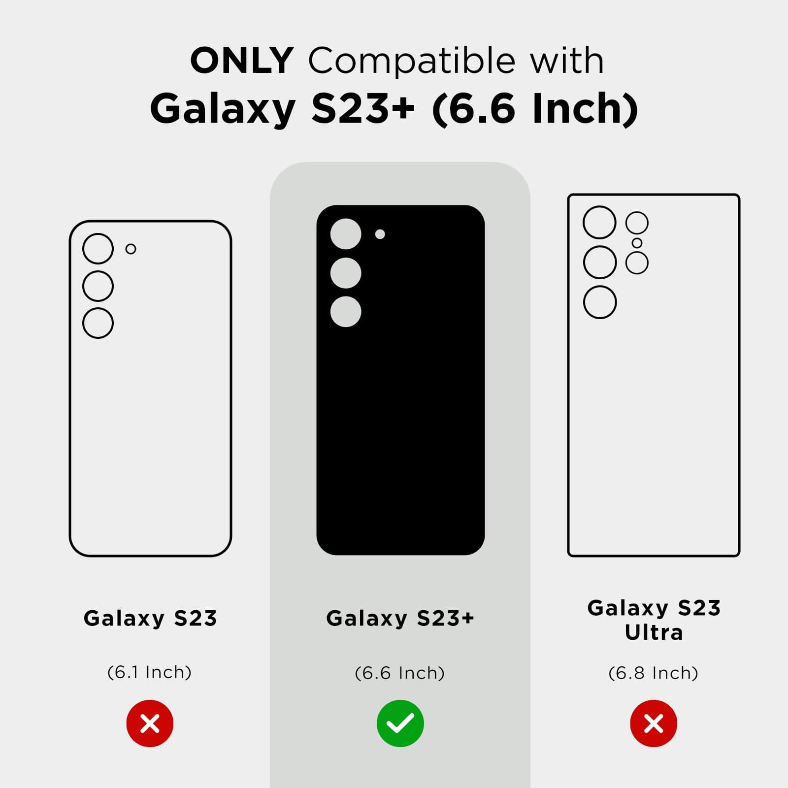 ONLY COMPATIBLE WITH GALAXY S23+