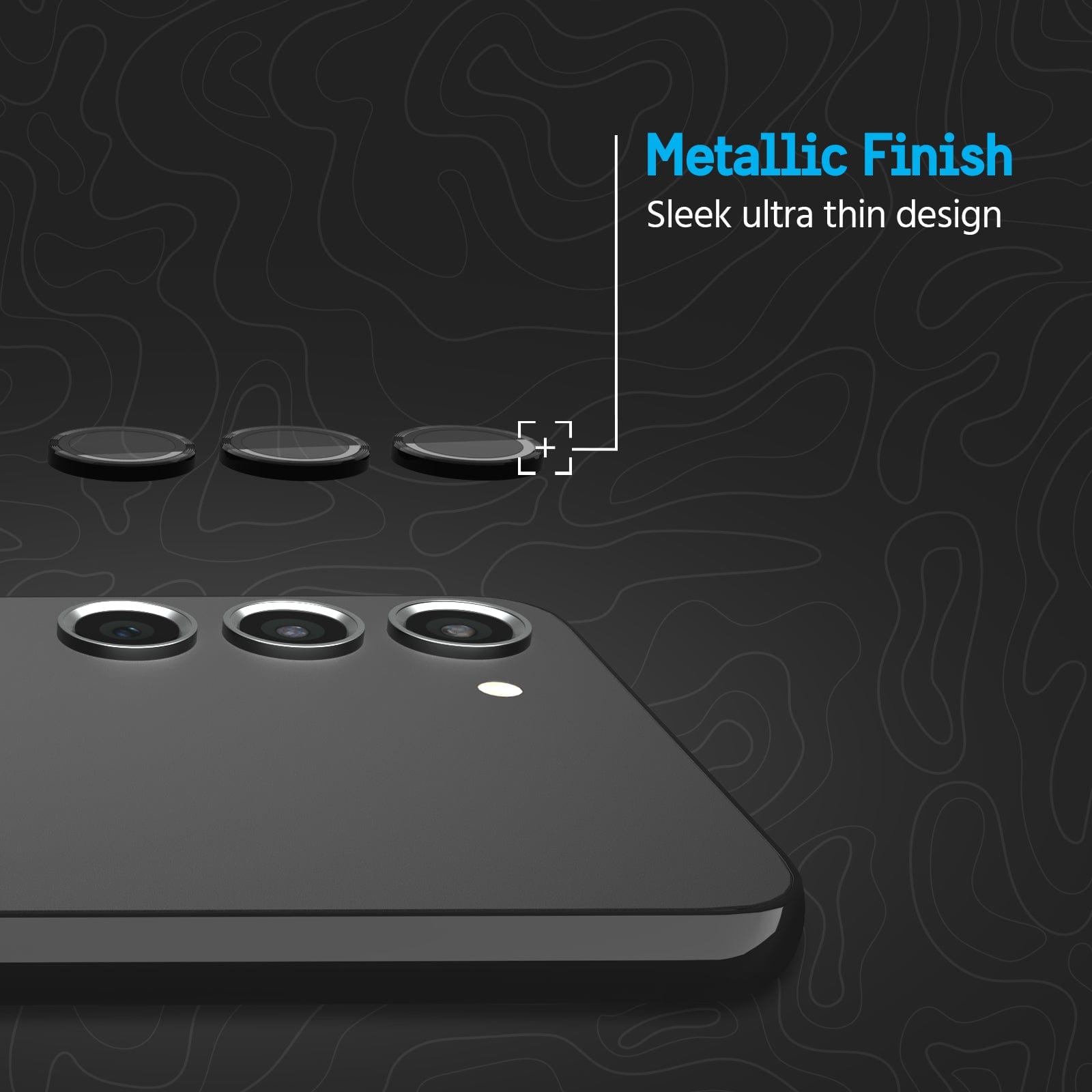 METALLIC FINISH. SLEEK ULTRA THIN DESIGN.