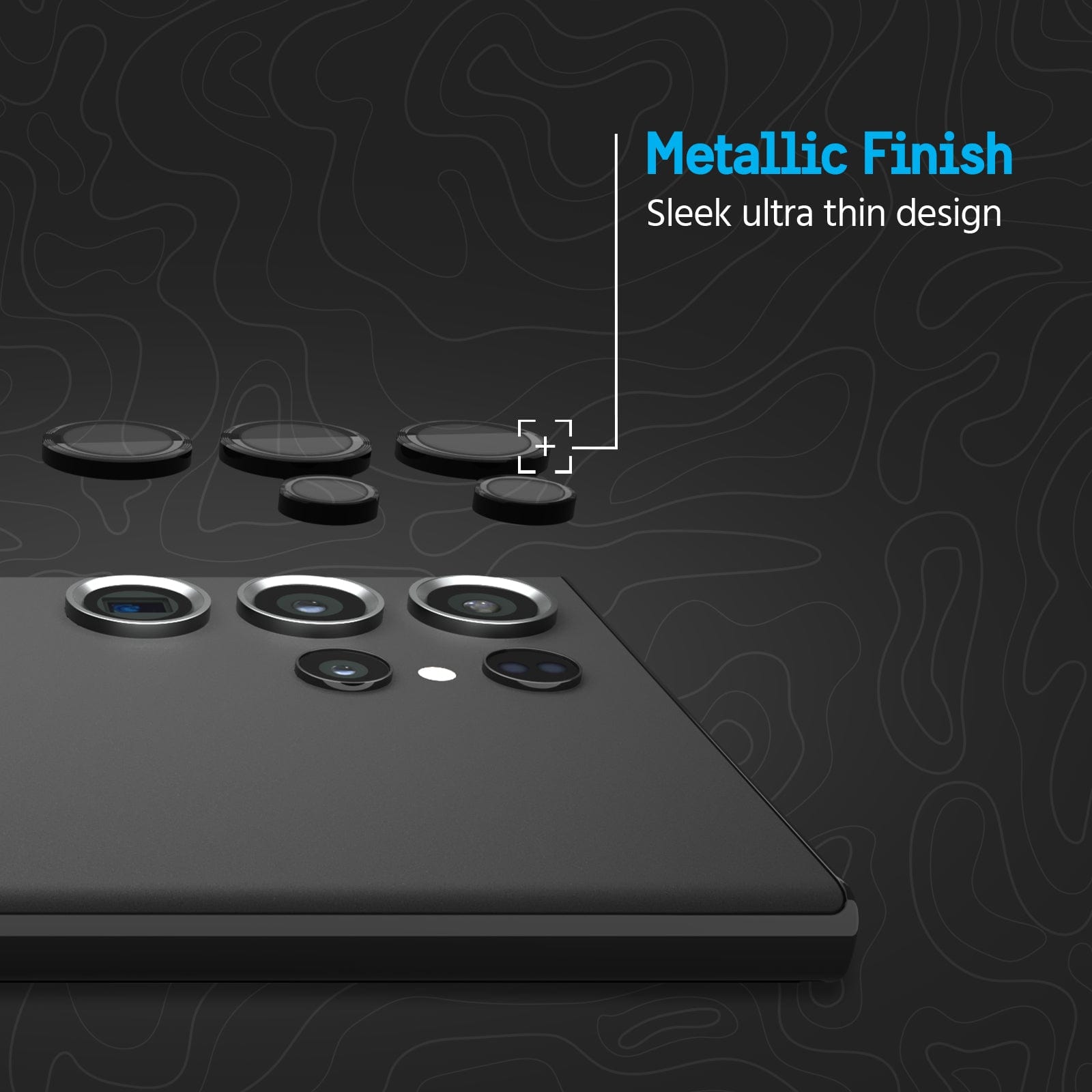METALLIC FINISH. SLEEK ULTRA THIN DESIGN.