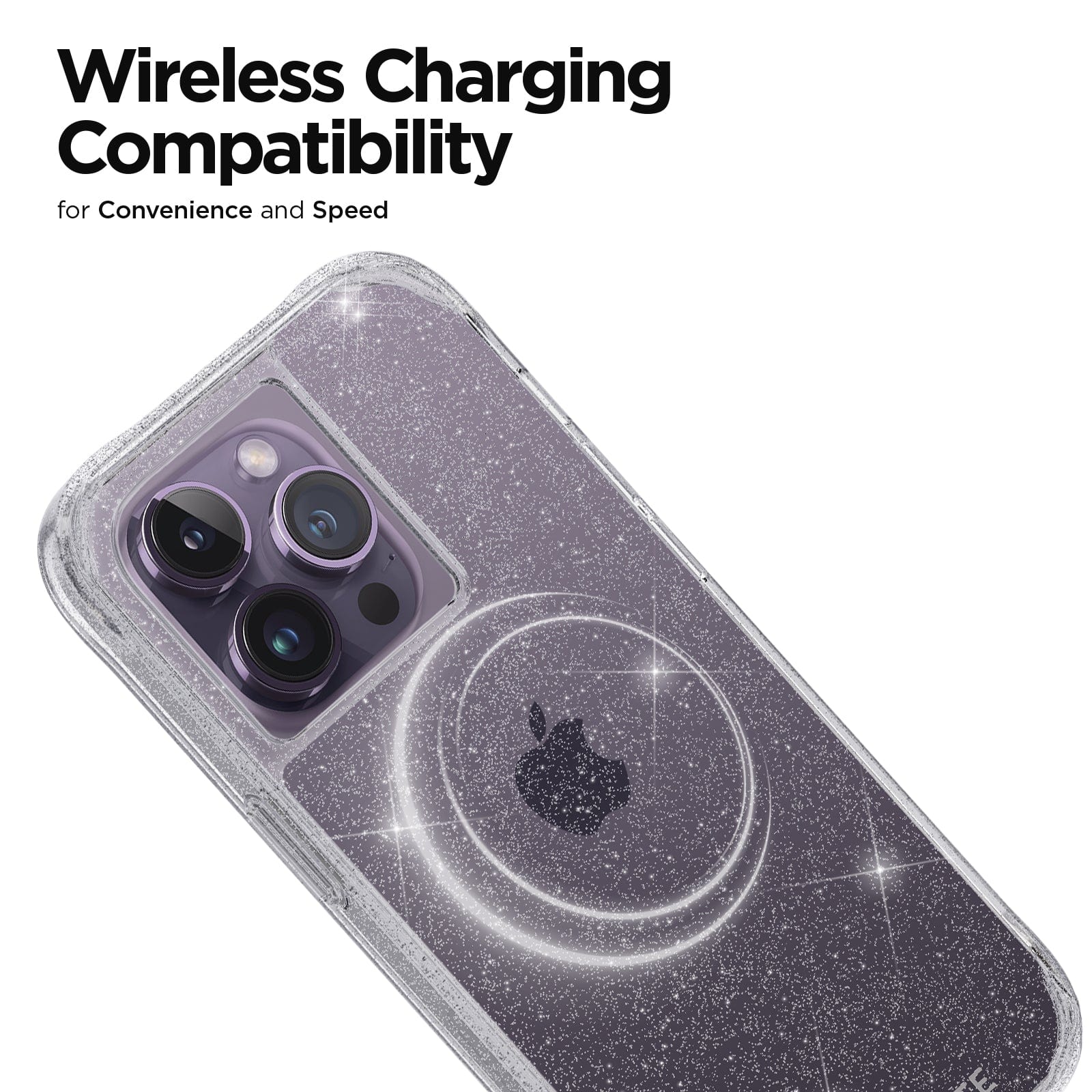 WIRELESS CHARGING COMPATIBILITY FOR CONVENIENCE AND SPEED. 
