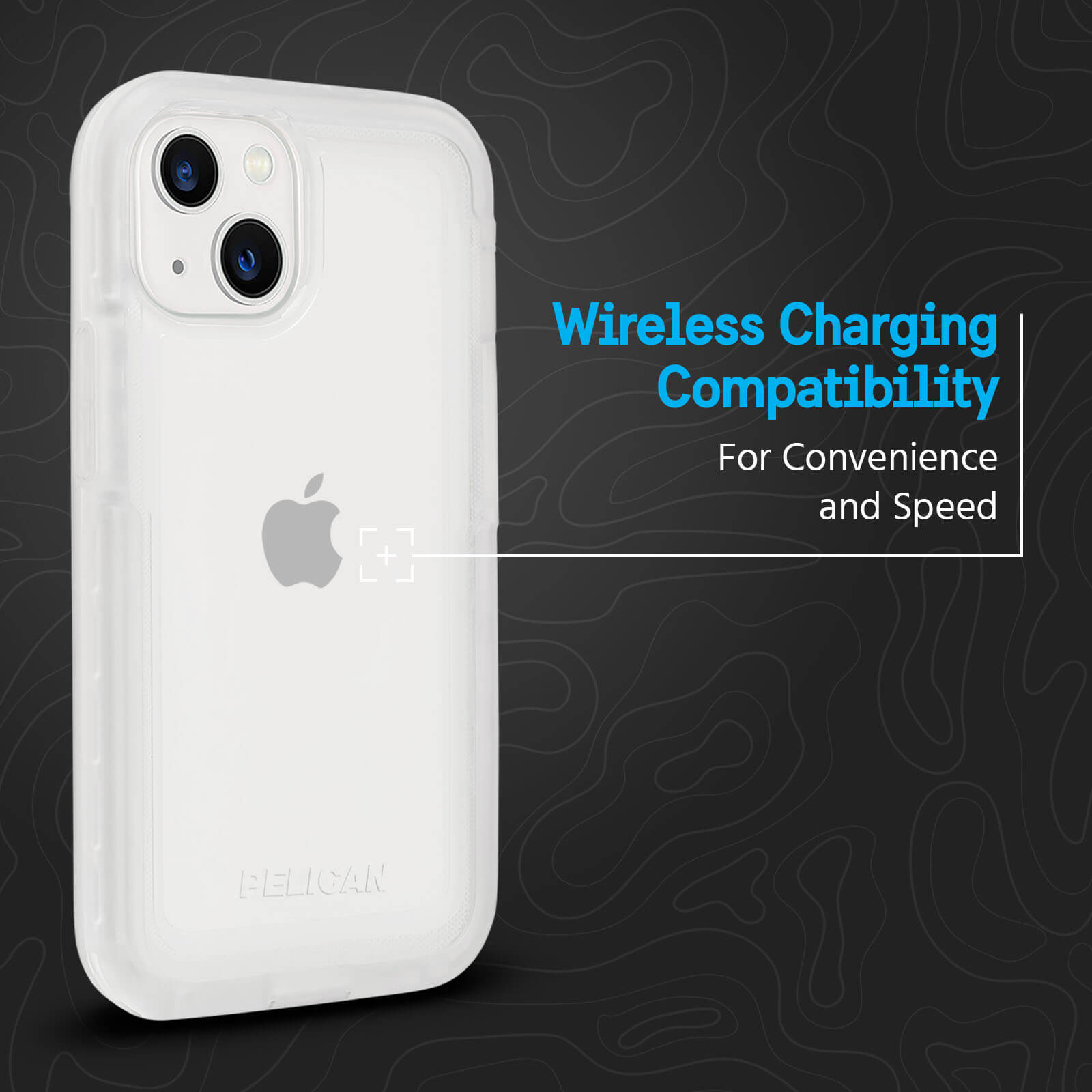 Wireless charging compatability for convenience and speed. color::Clear