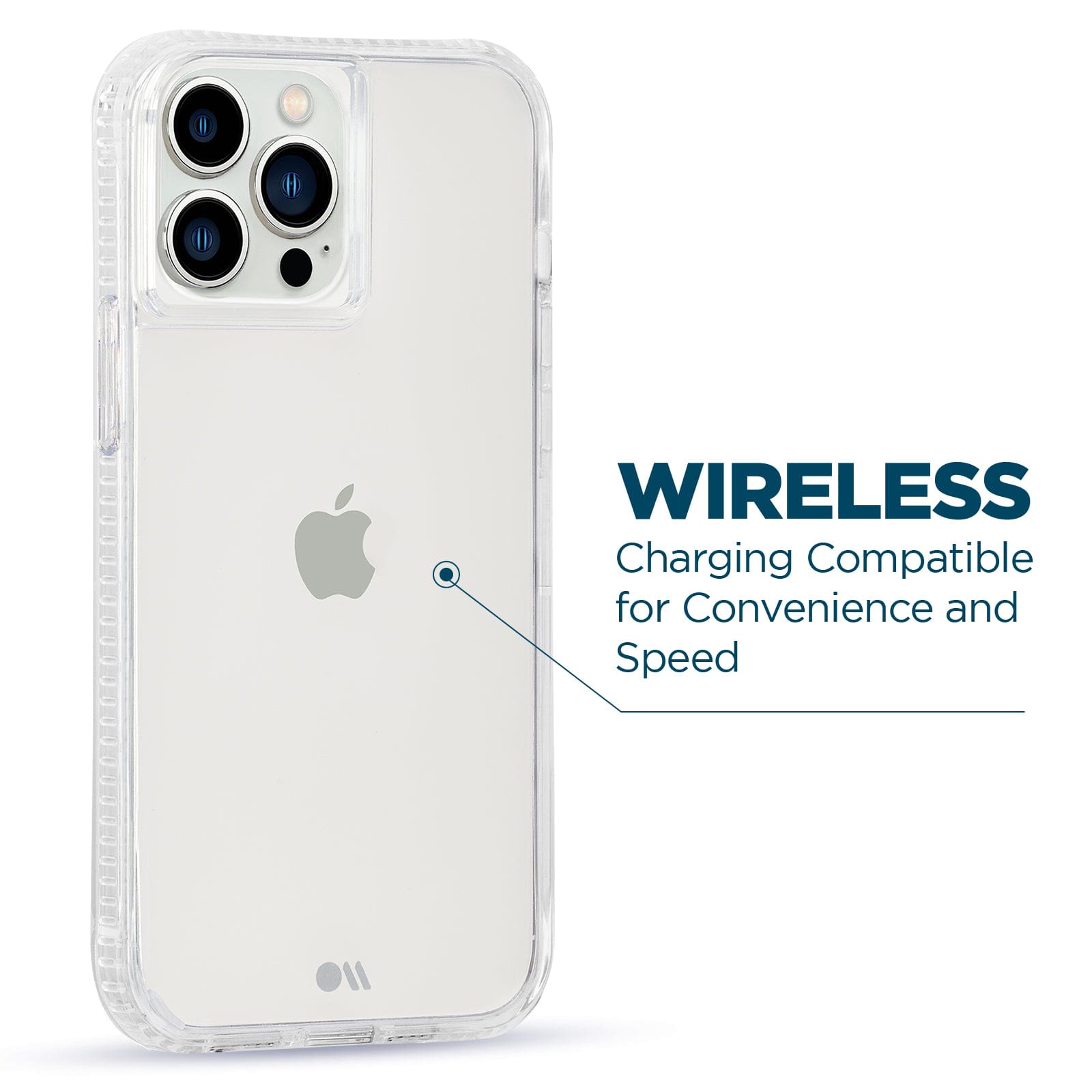 Wireless charging compatible for convenience and speed. color::Clear
