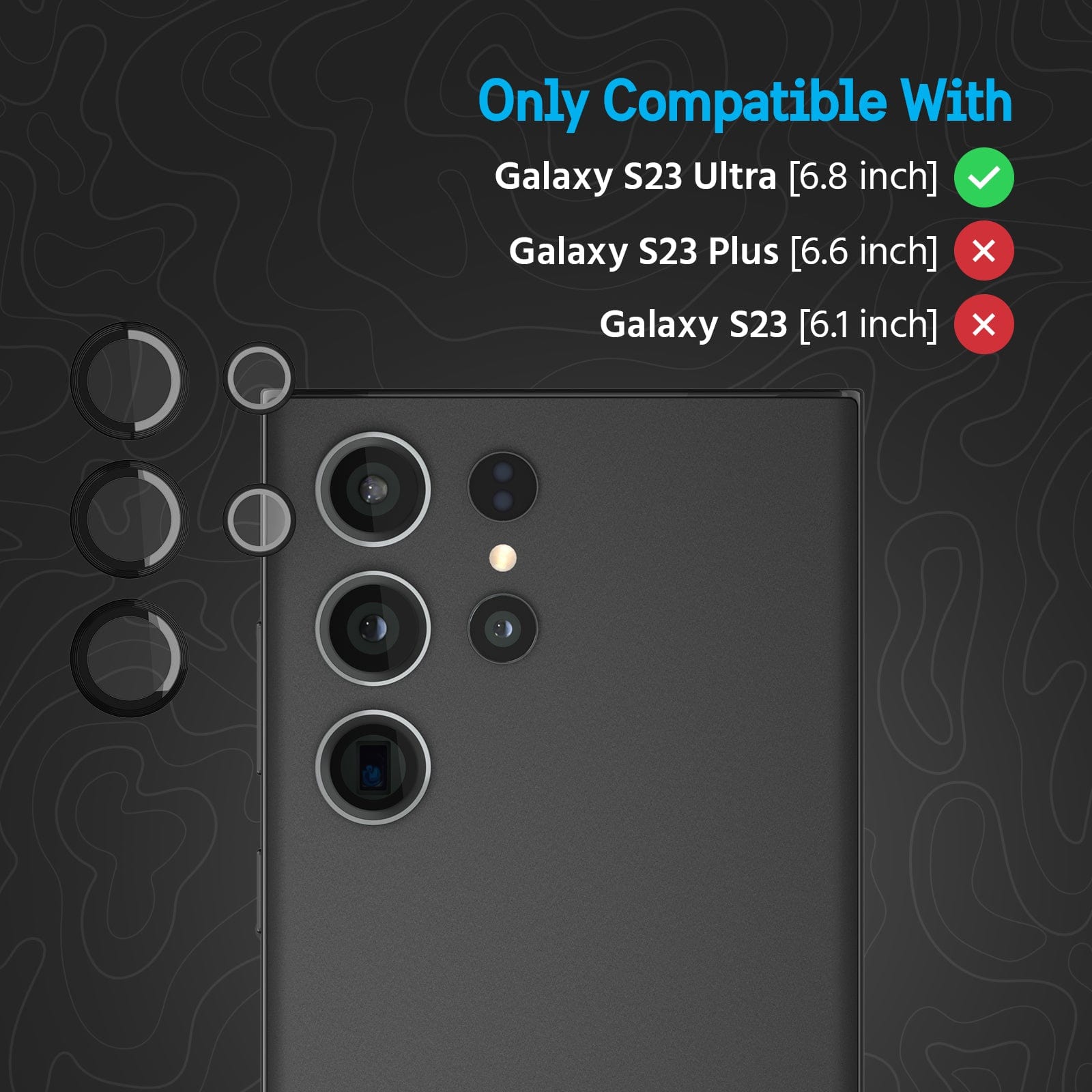 ONLY COMPATIBLE WITH GALAXY S23 ULTRA