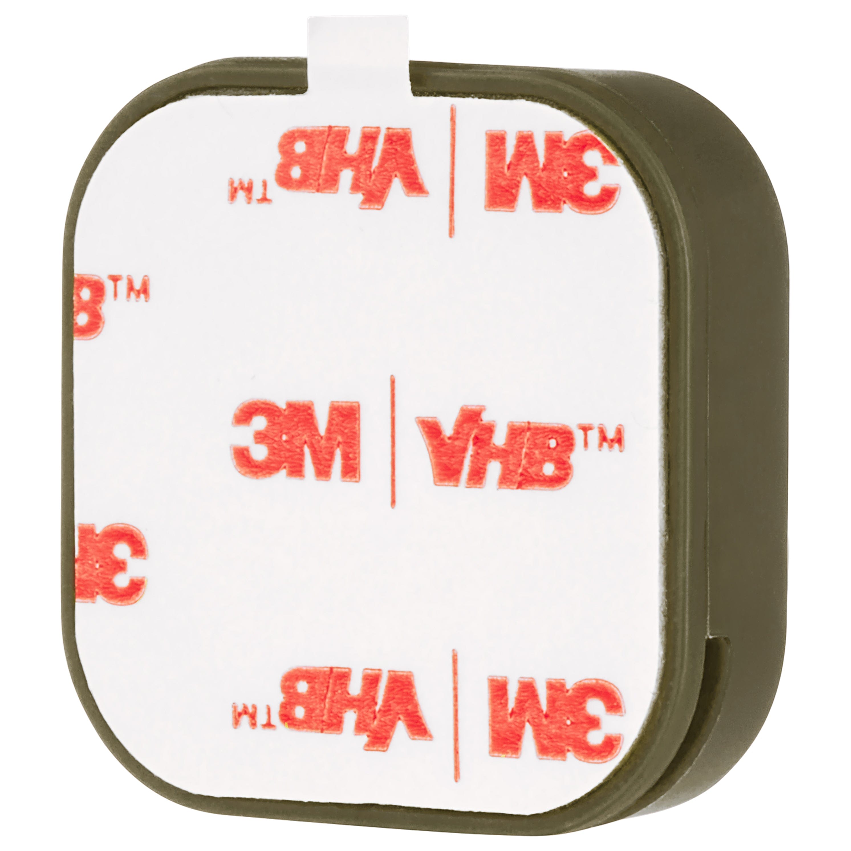 Back of Pelican Protector AirTag Sticker Mount color::Olive Drab
