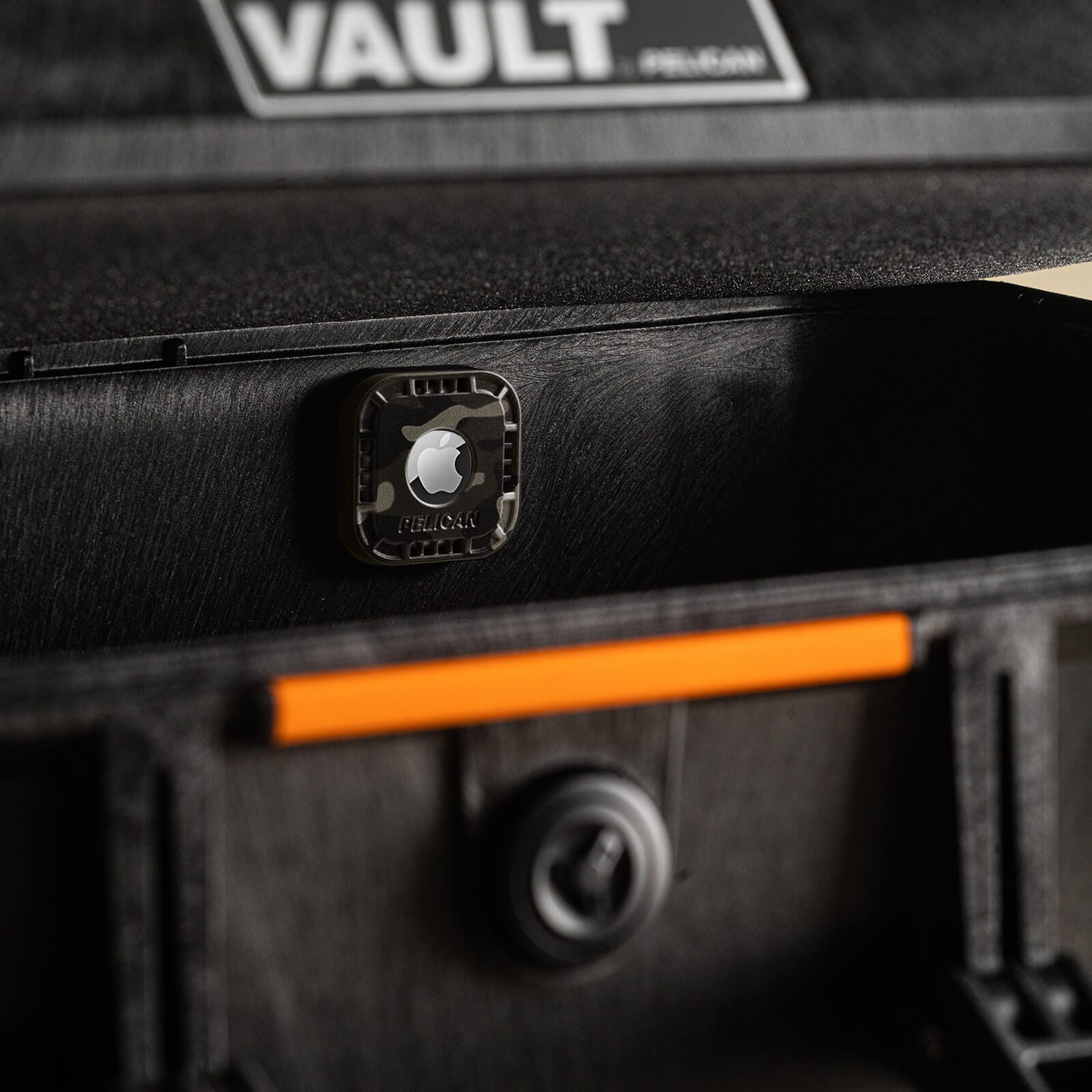 Sticker mount inside hard cover case