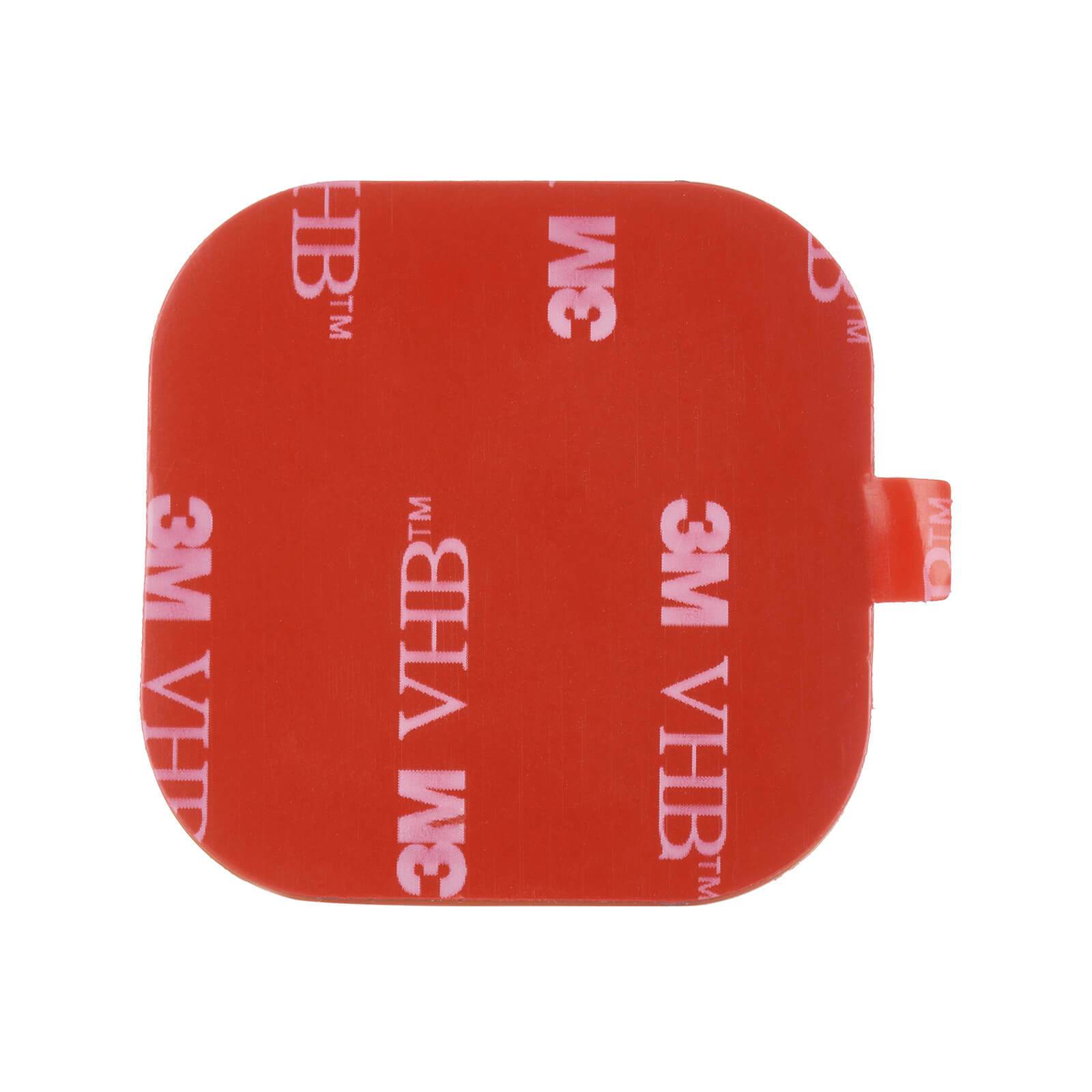 Adhesive backing of sticker mount. color::Orange