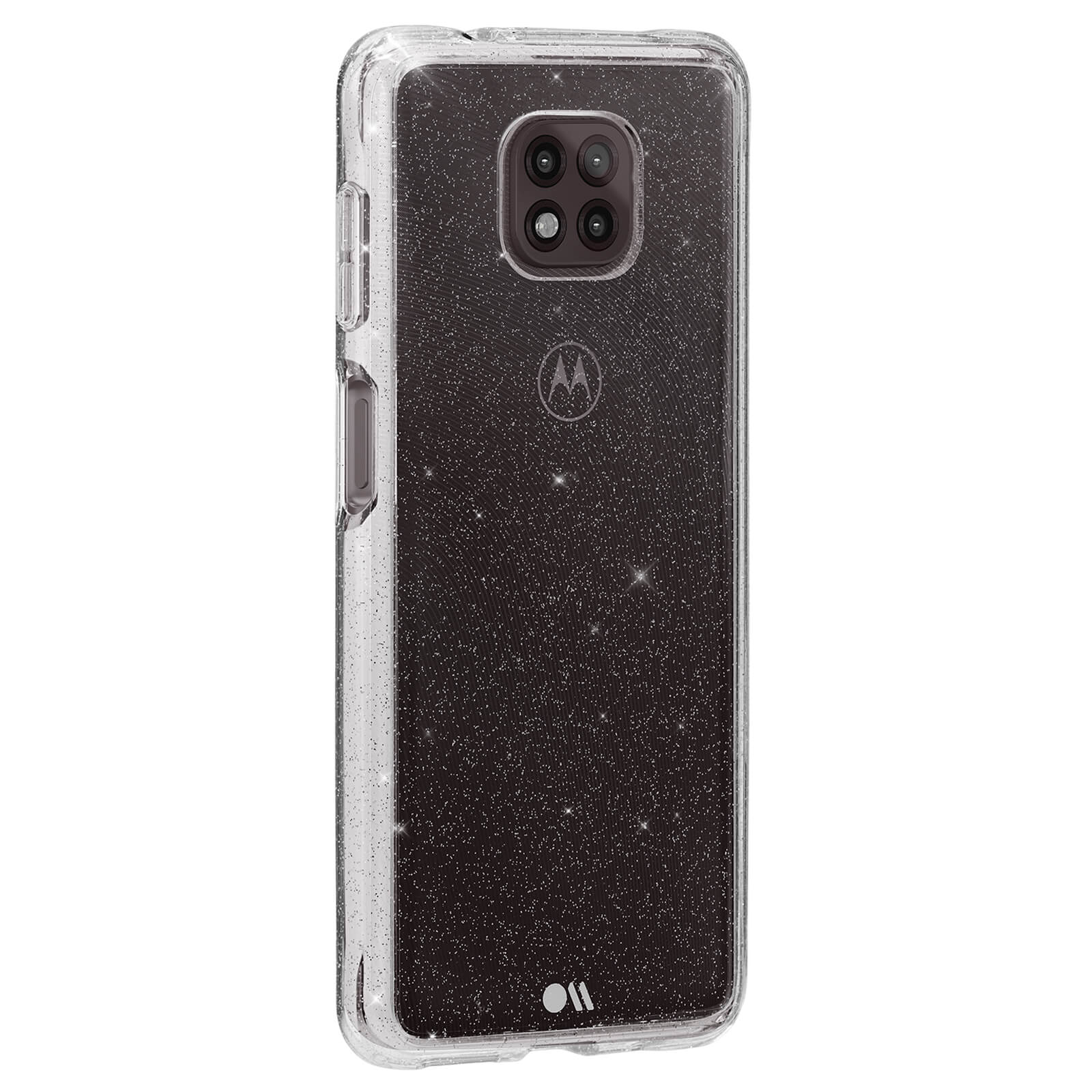 Sparkly clear case for Moto g Power. color::Clear