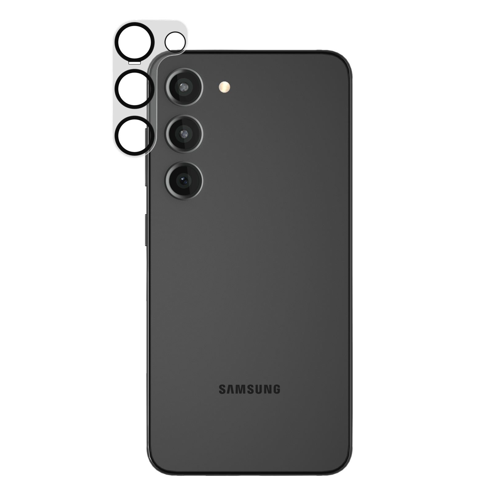 DEVICE WITH LENS PROTECTOR FLOATING IN FRONT.