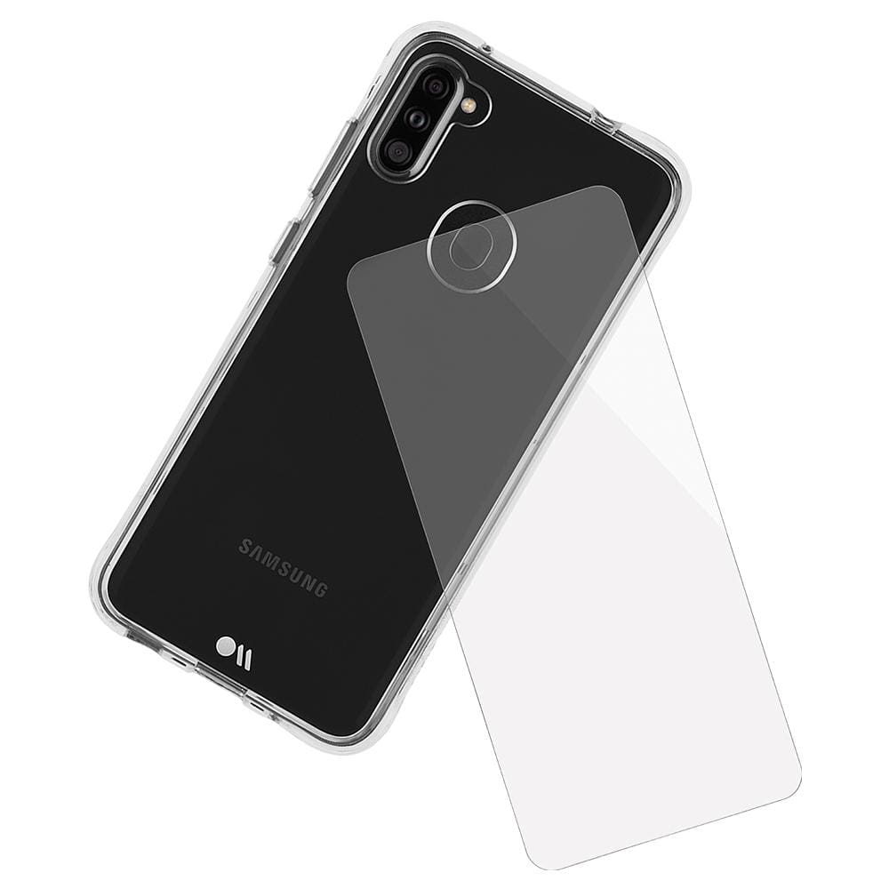 Clear case and screen protector. color::Clear