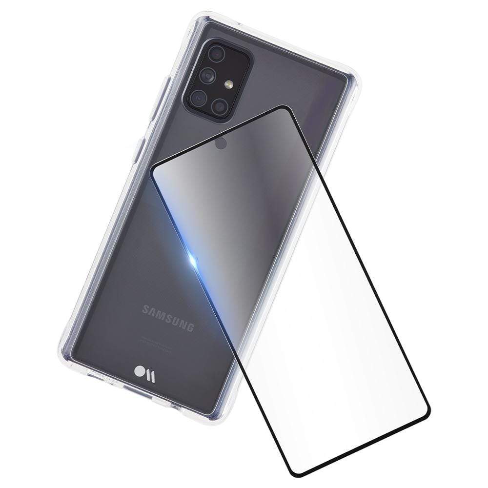 Clear protective case and screen protector. color::Clear