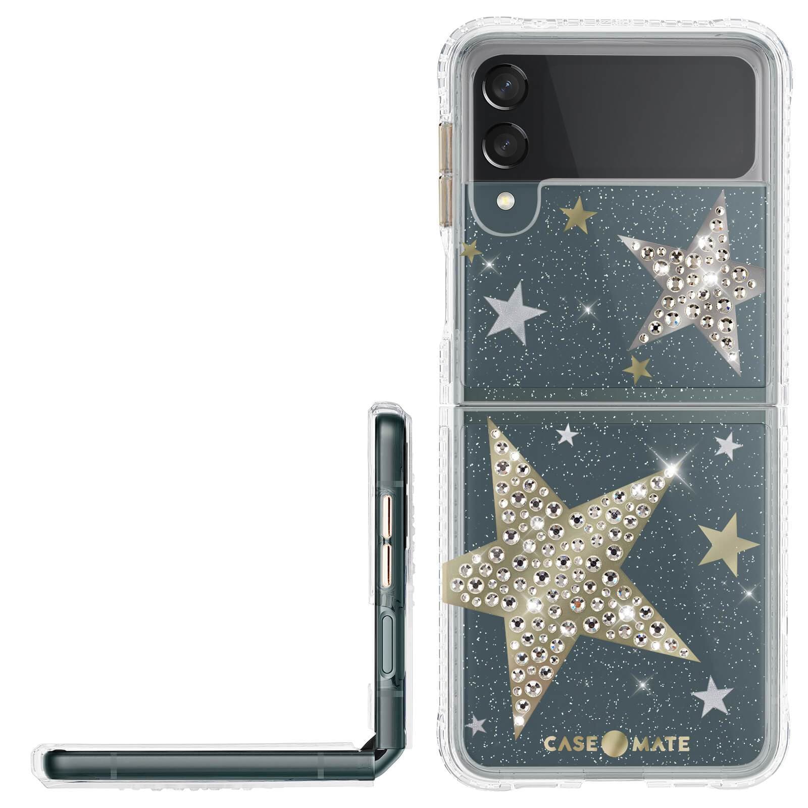 Case shown on green device. color::Sheer Superstar