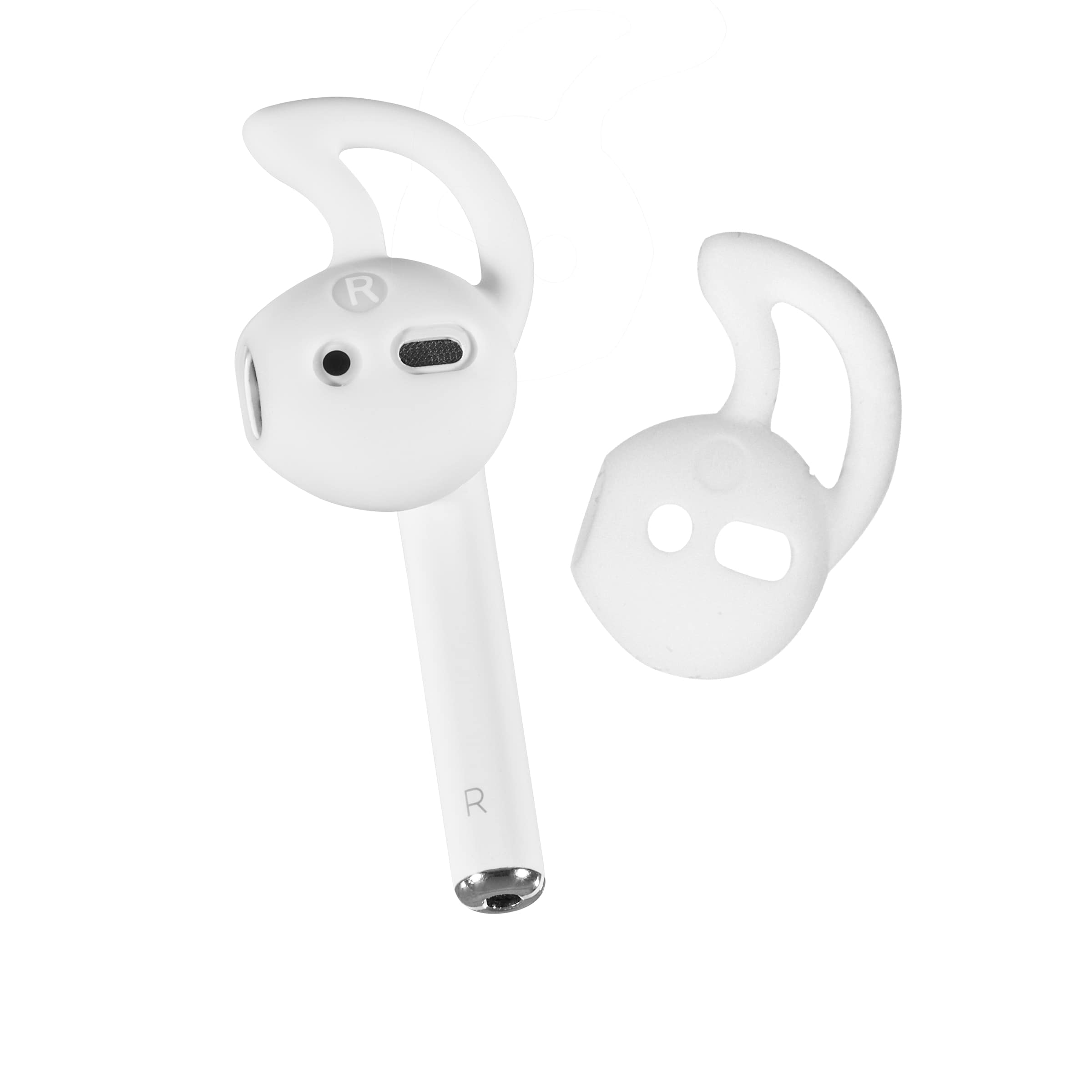 AirPods Ear hook without AirPod in it. color::White