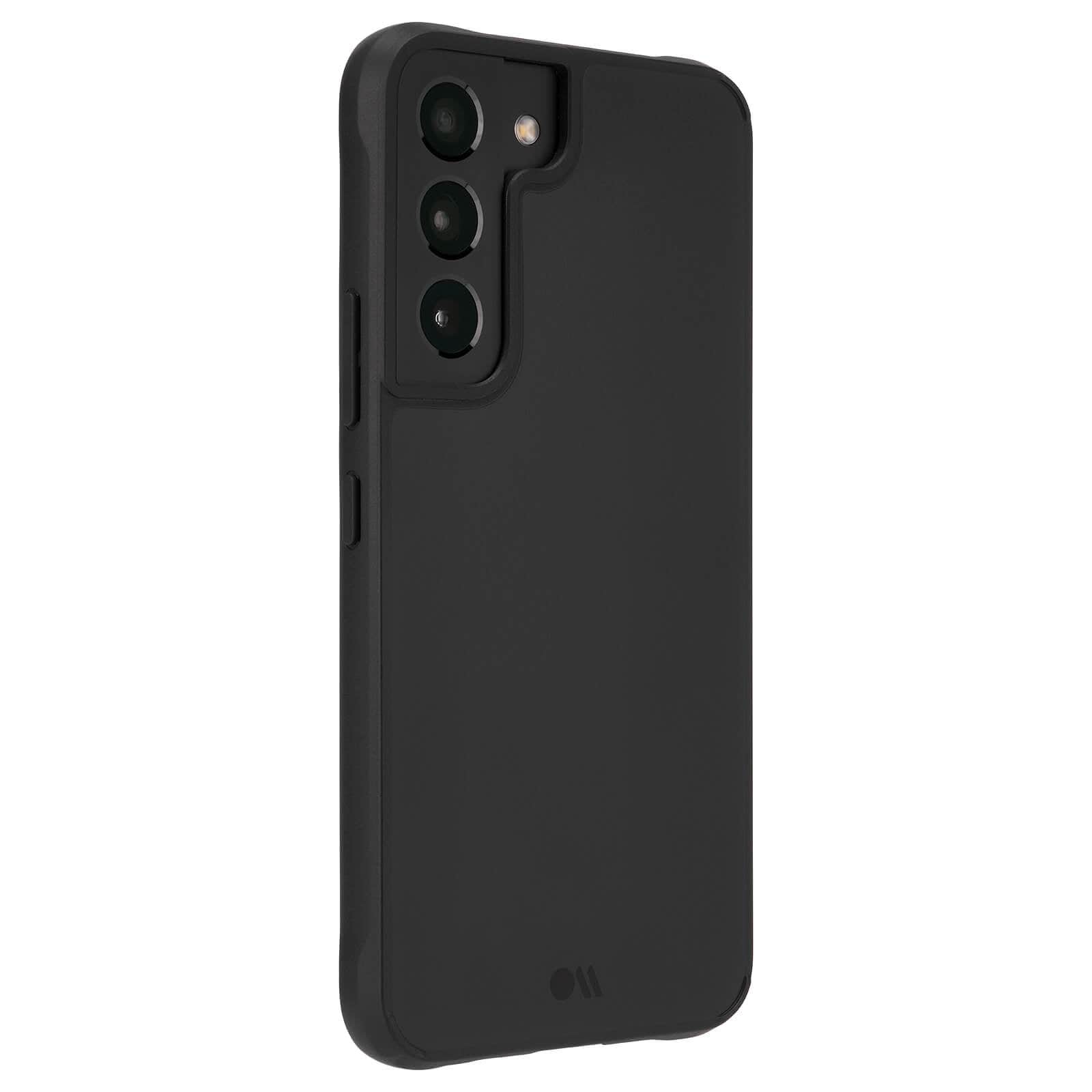 Tough protective black case for Galaxy S22 device. color::Black