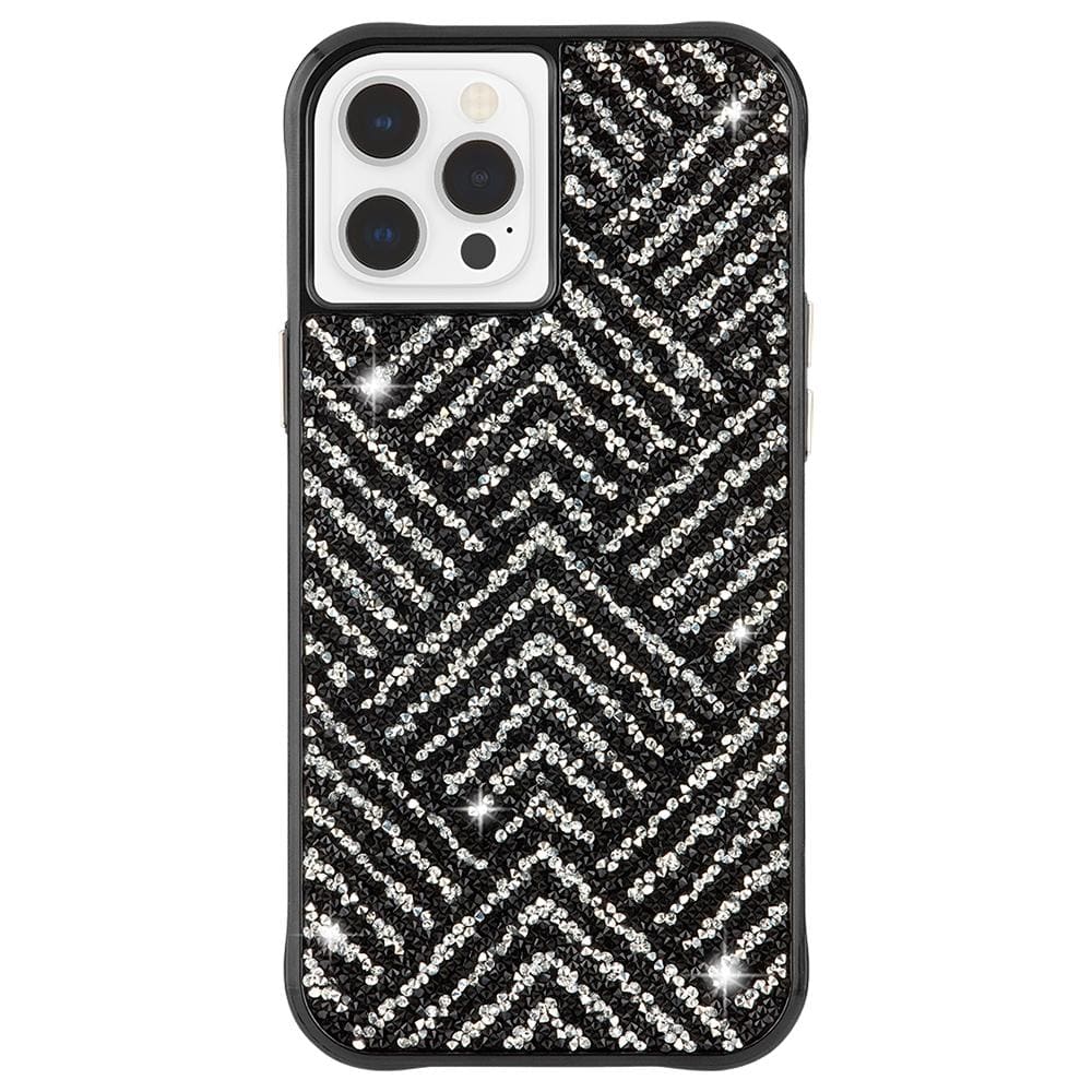 Brilliance Herringbone- iPhone 12 Pro Max color::Black