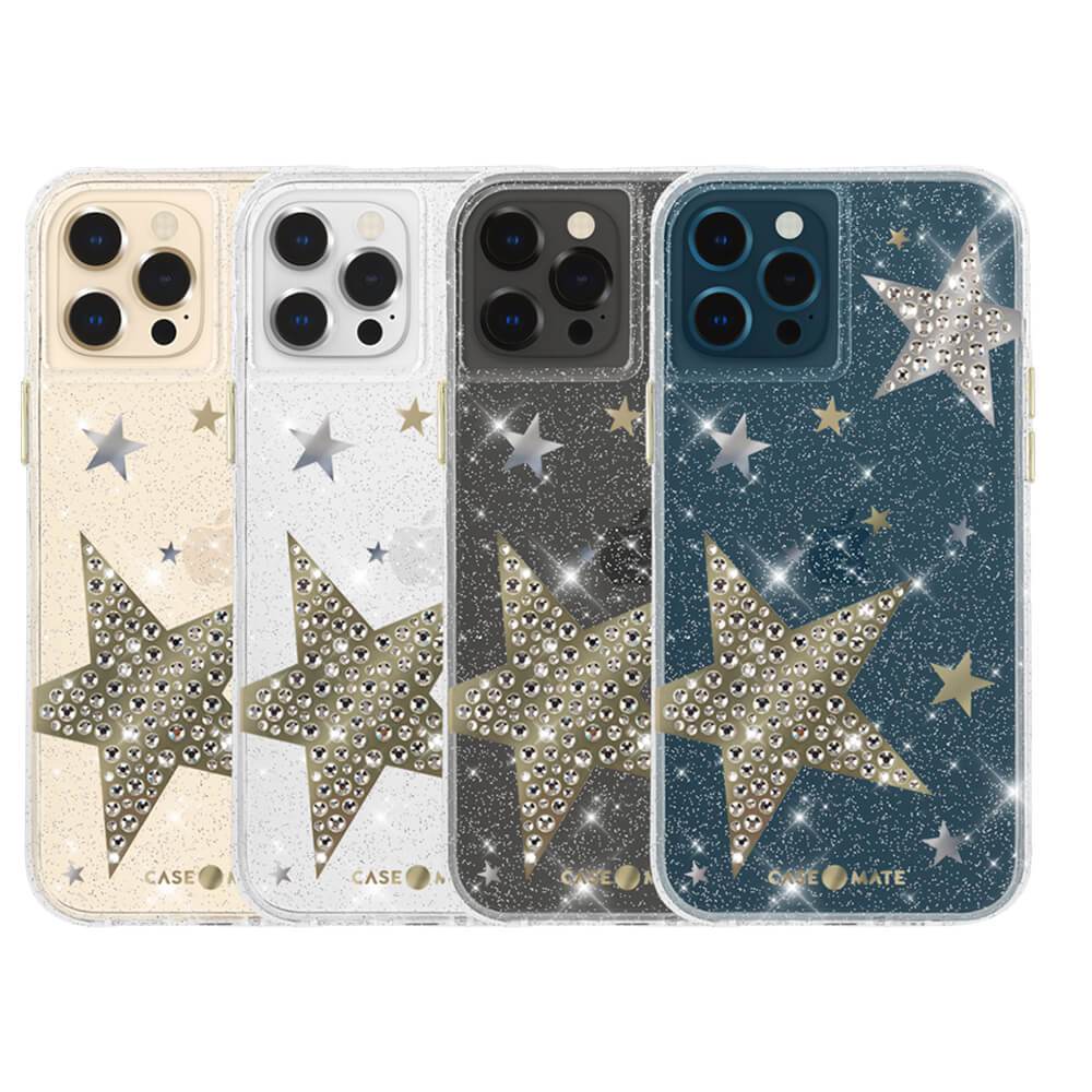 Case shown on iPhone 12 Pro. color::Sheer Superstar