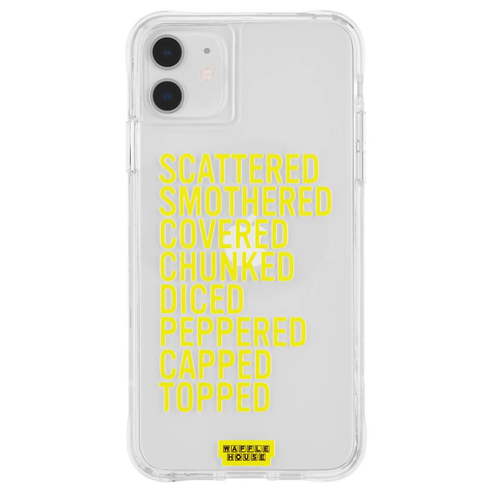 Waffle House (Hashbrowns Clear)- iPhone 11/XR color::Hashbrowns Clear
