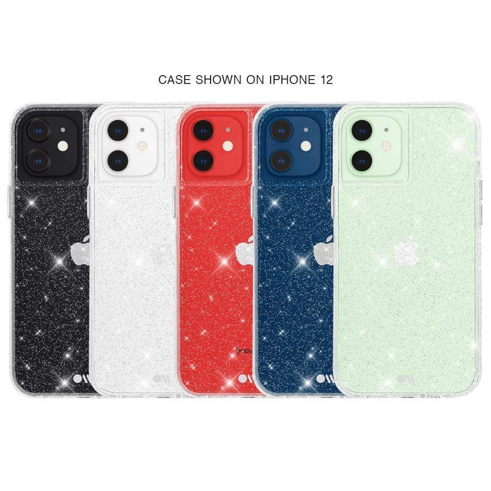 Case shown on iPhone 12. color::Clear