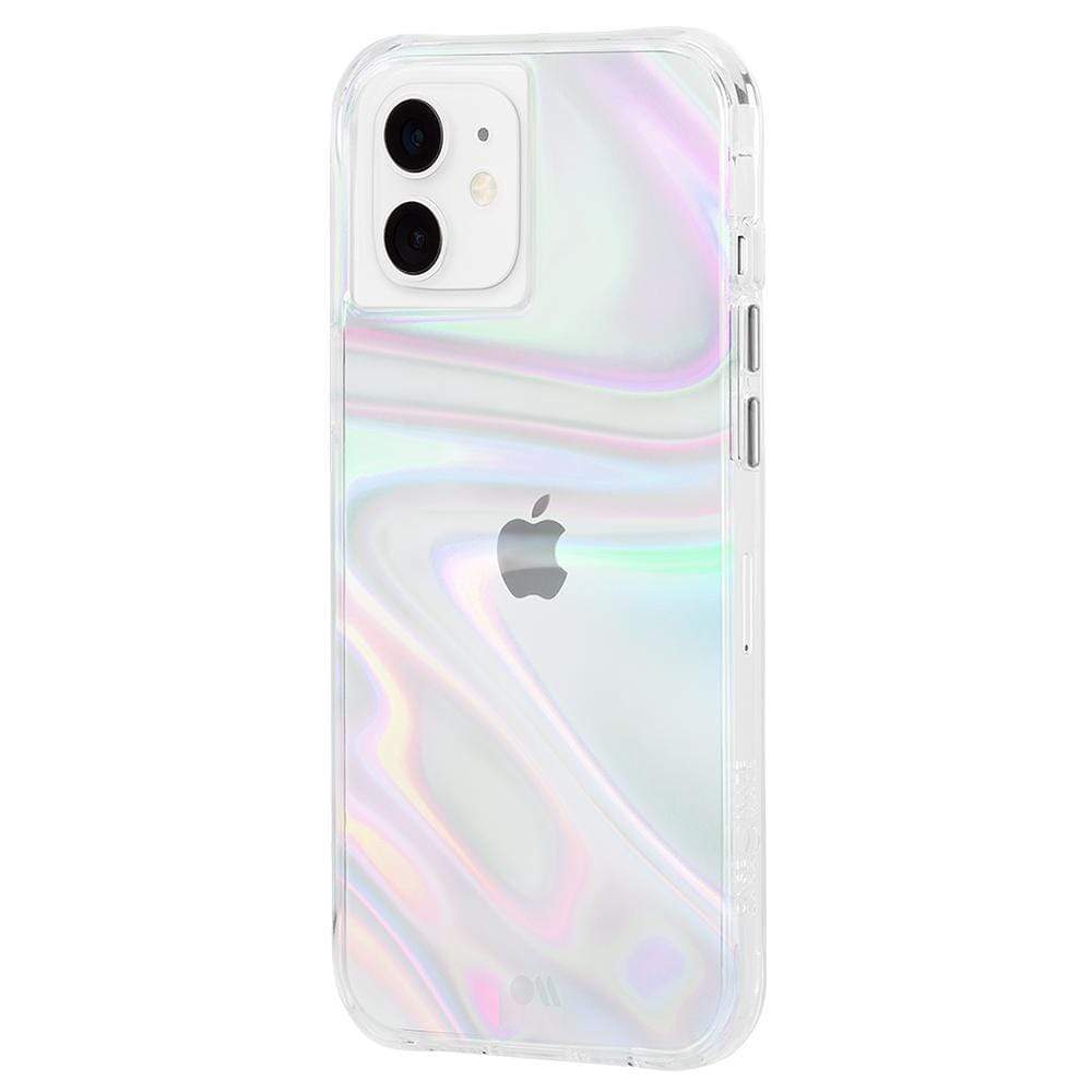 Soap swirl design iridescent case. color::Soap Bubble