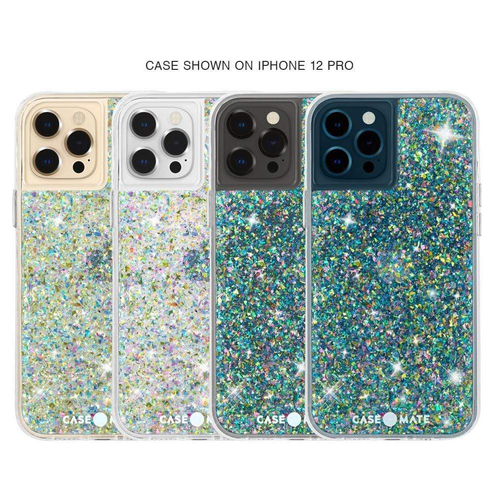 Case shown on iPhone 12 Pro. color::Confetti