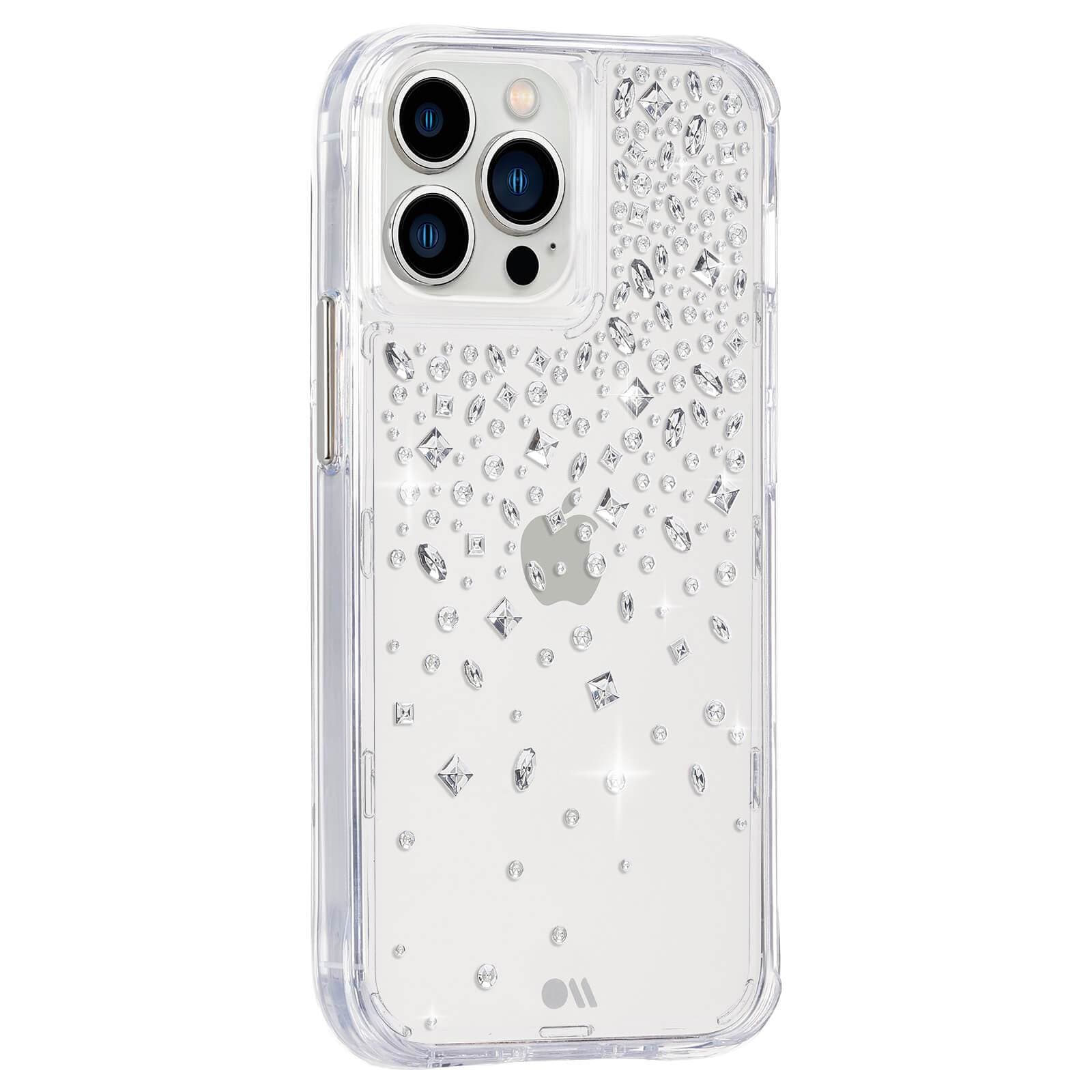Clear case with gems inside. color::Karat Crystal