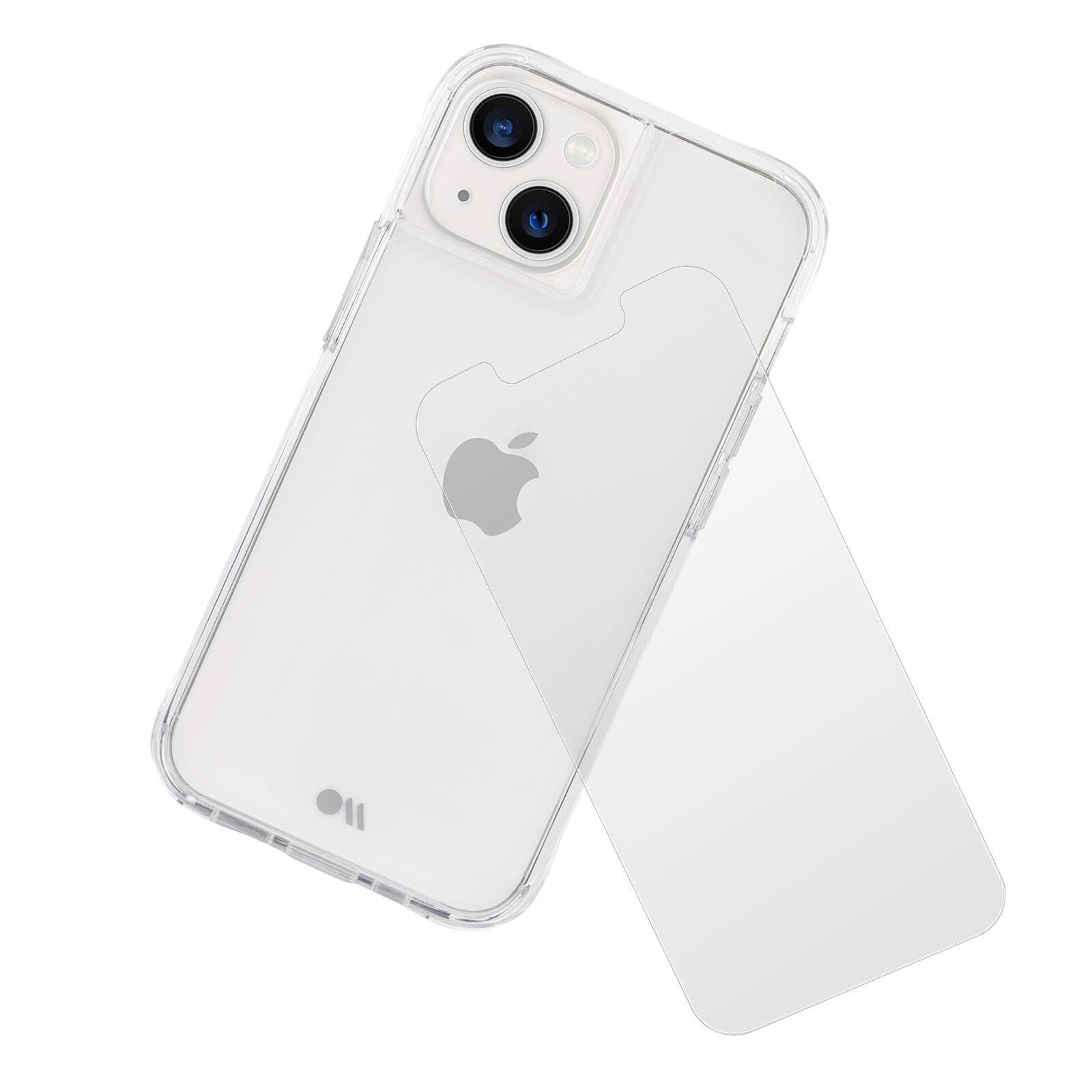 Tough Protection Pack clear case and screen protector for iPhone 13 mini color::clear