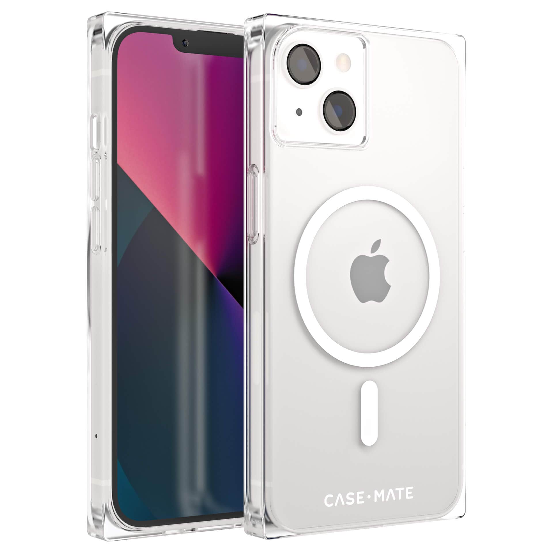 Front and back of BLOX case. color::Clear
