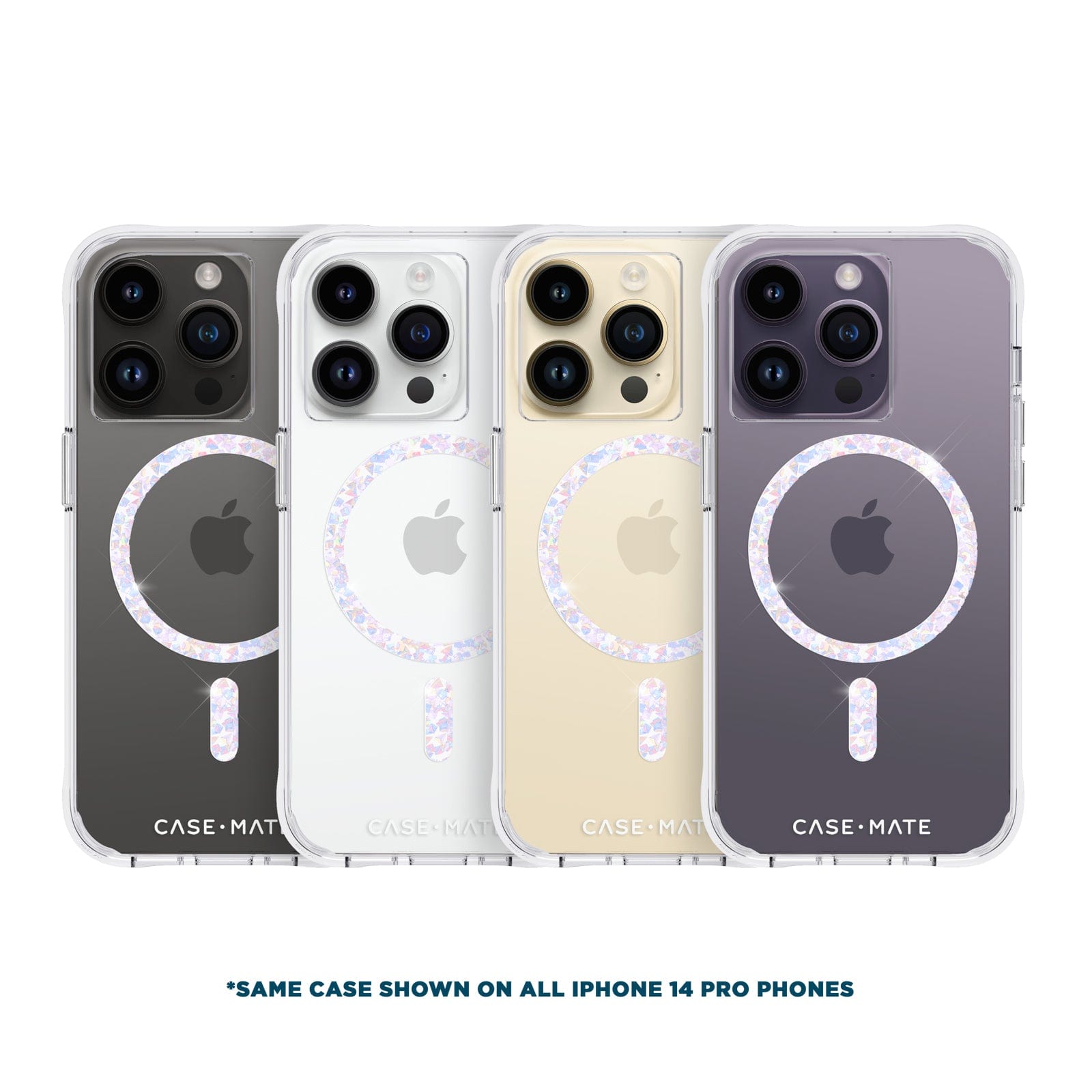 *SAME CASE SHOWN ON ALL IPHONE 14 PRO PHONES