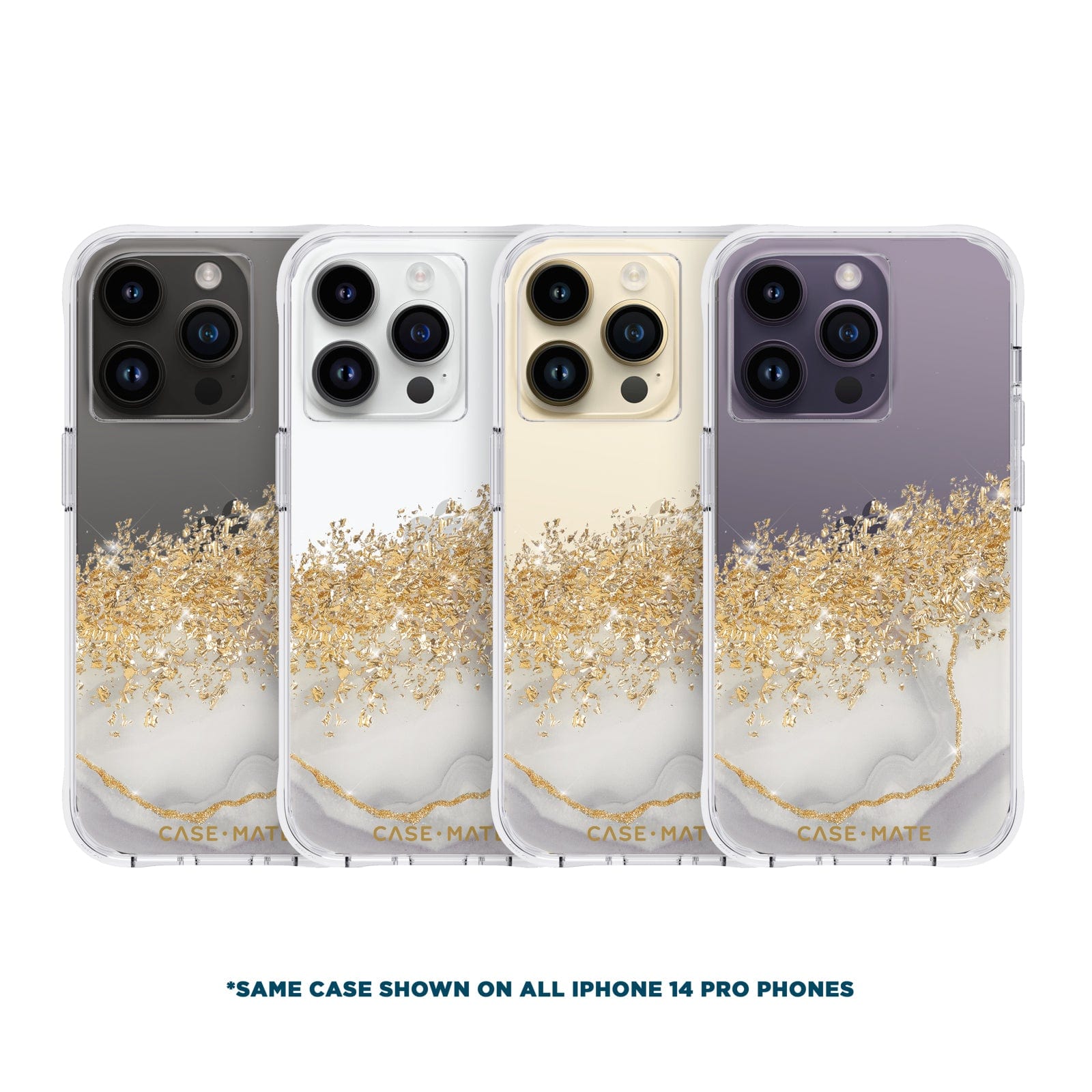 *SAME CASE SHOWN ON ALL IPHONE 14 PRO PHONES