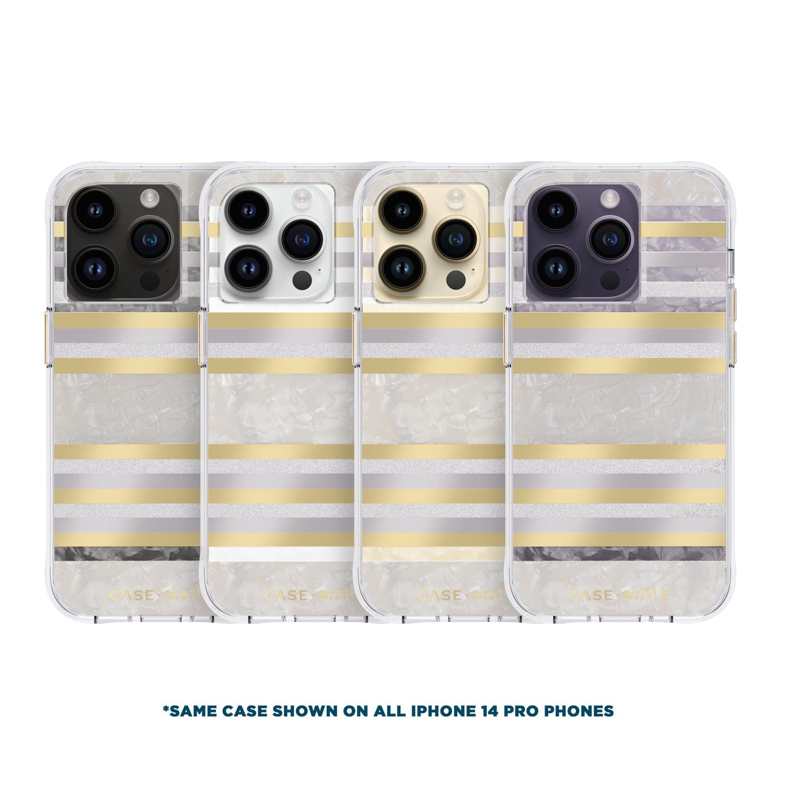 *SAME CASE SHOWN ON ALL IPHONE 14 PRO PHONES