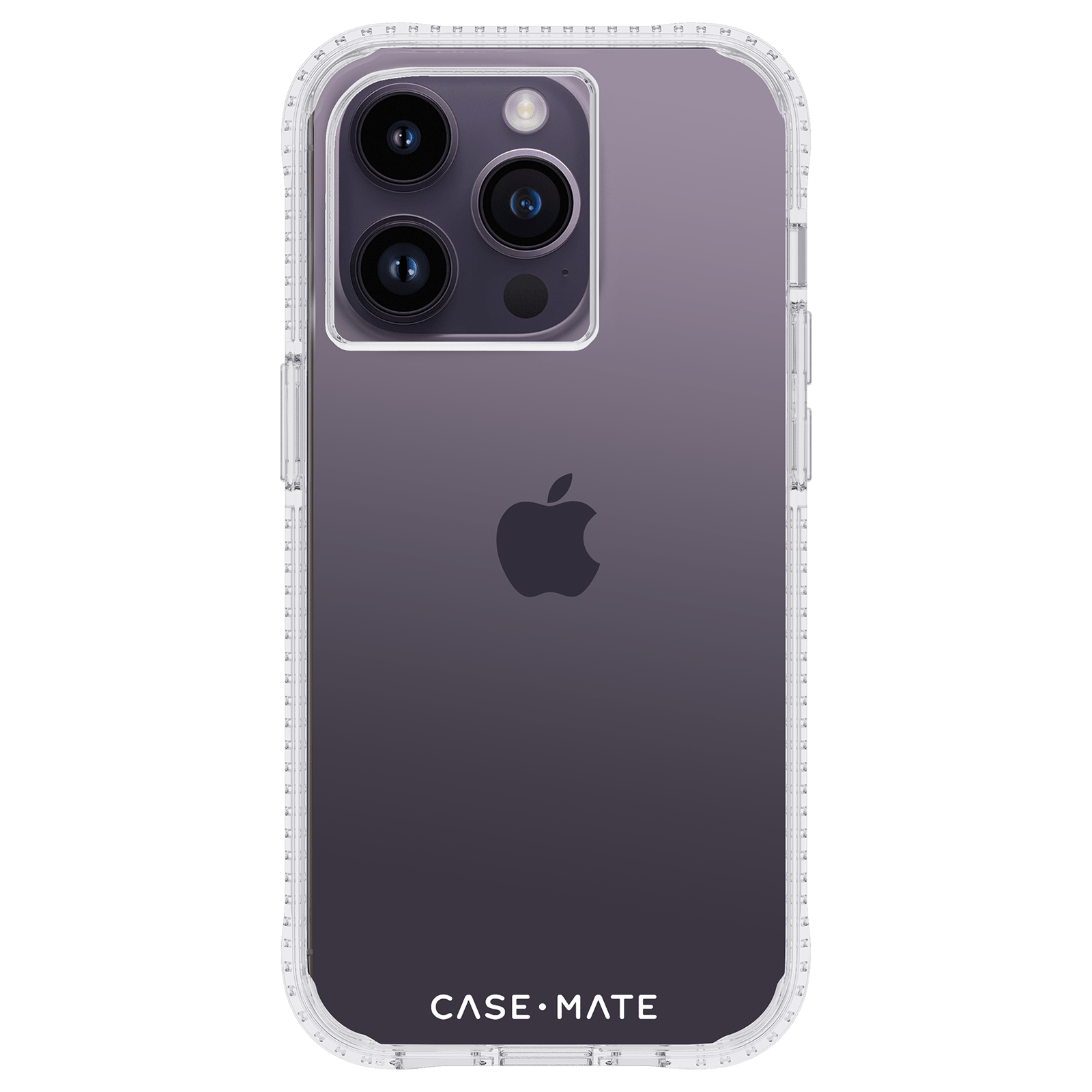 Case-Mate Tough Plus Series Apple iPhone 14 Pro Case [Wireless Charging Compatible] 15ft. Drop Protection - Clear
