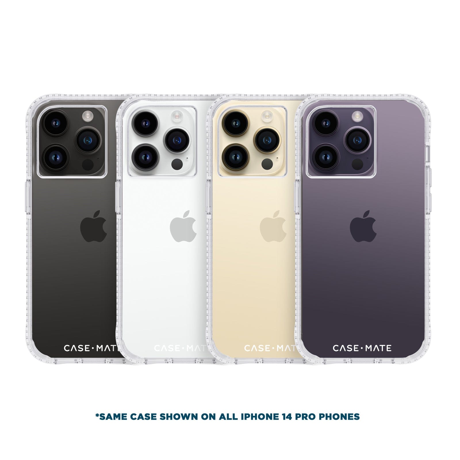 *SAME CASE SHOWN ON ALL IPHONE 14 PRO PHONES
