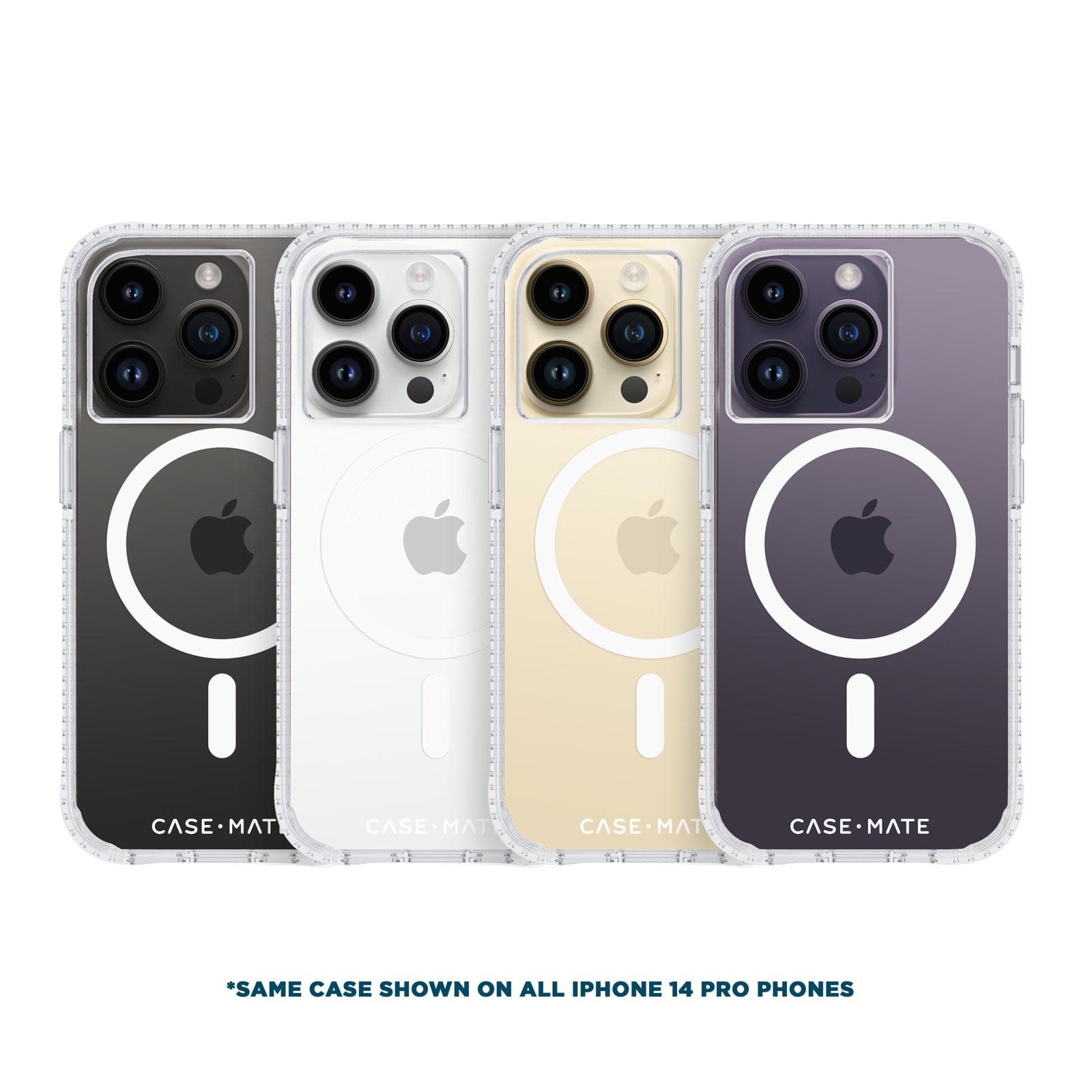 *SAME CASE SHOWN ON ALL IPHONE 14 PRO PHONES
