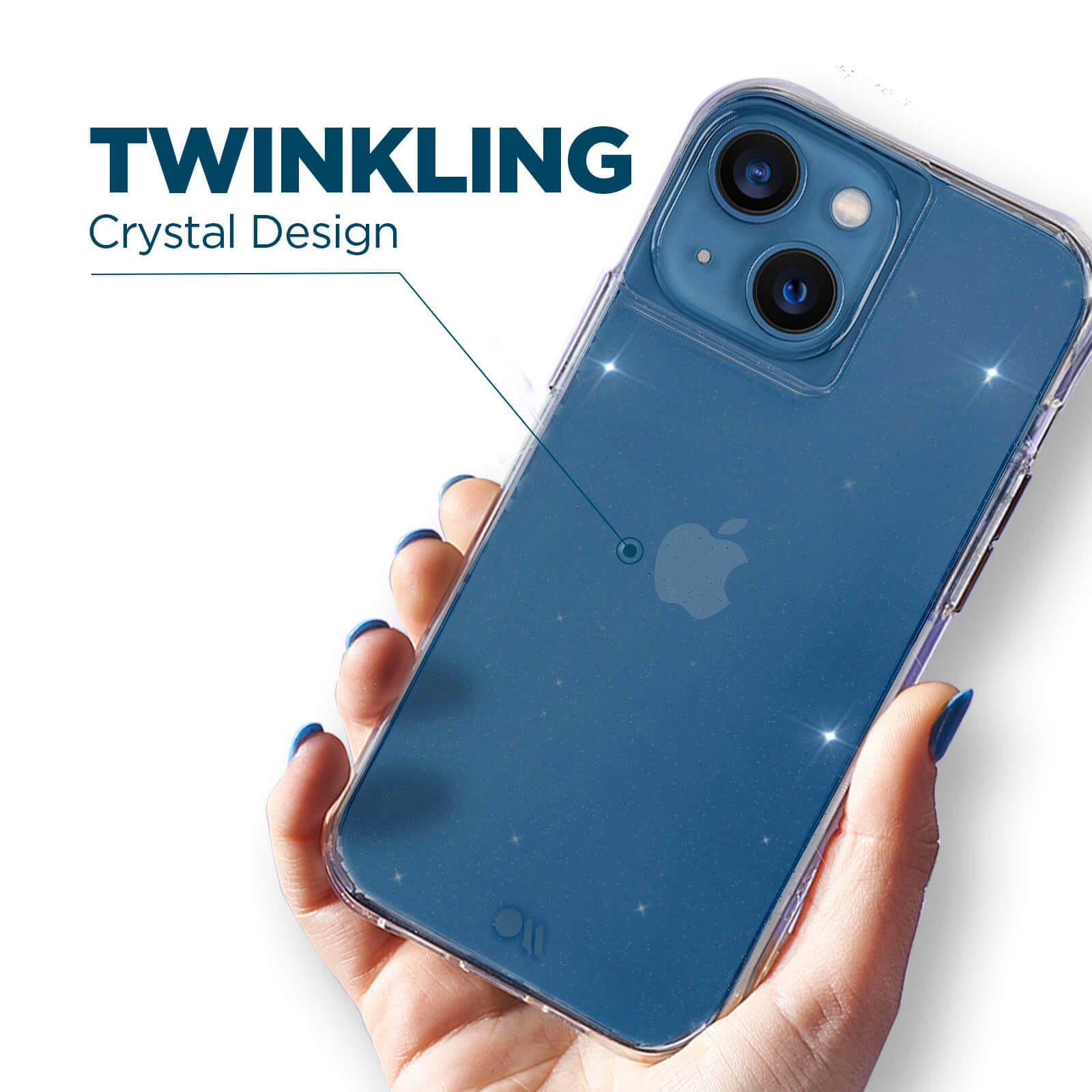 Twinkling crystal design. color::Clear