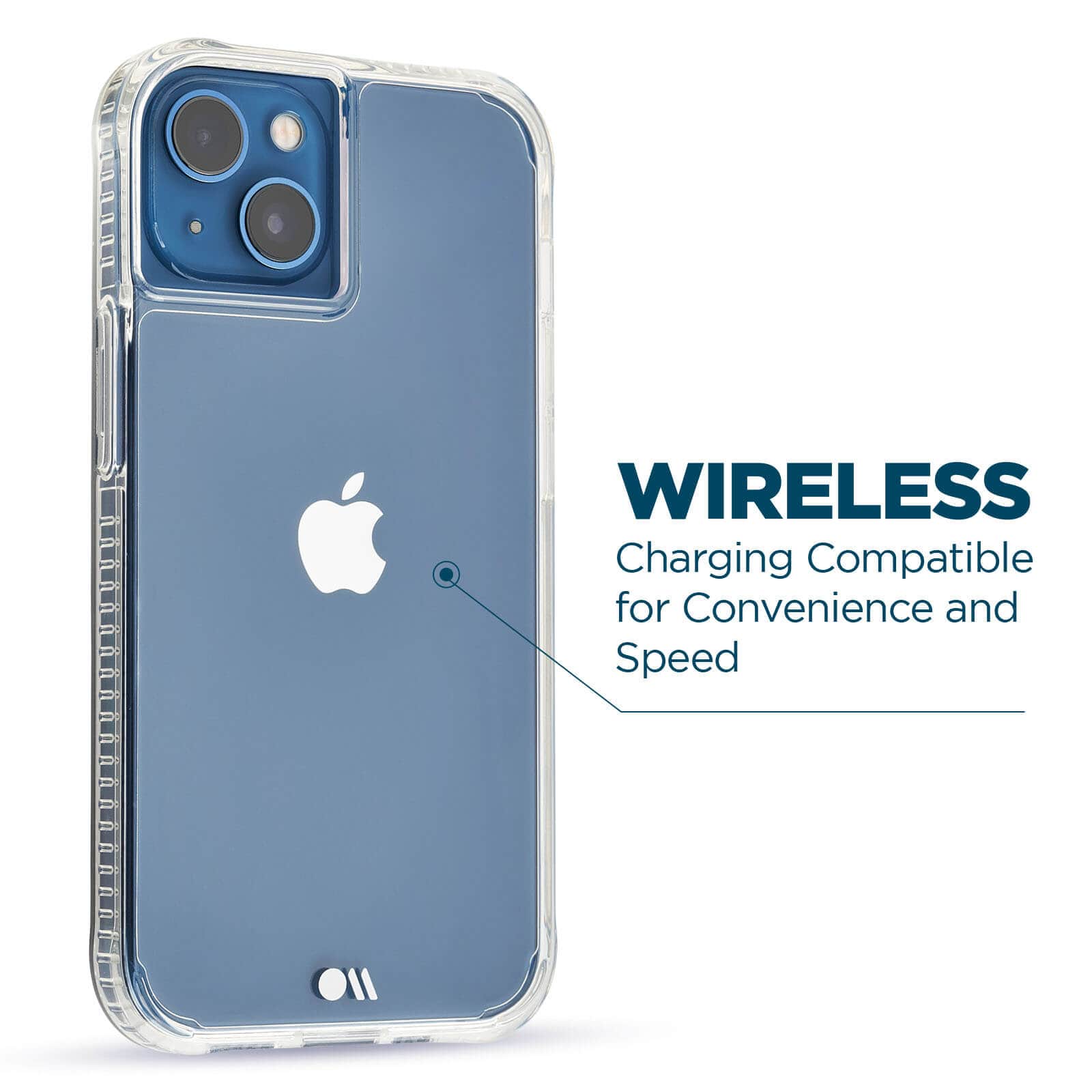 Wireless charging compatible for convenience and speed. color::clear