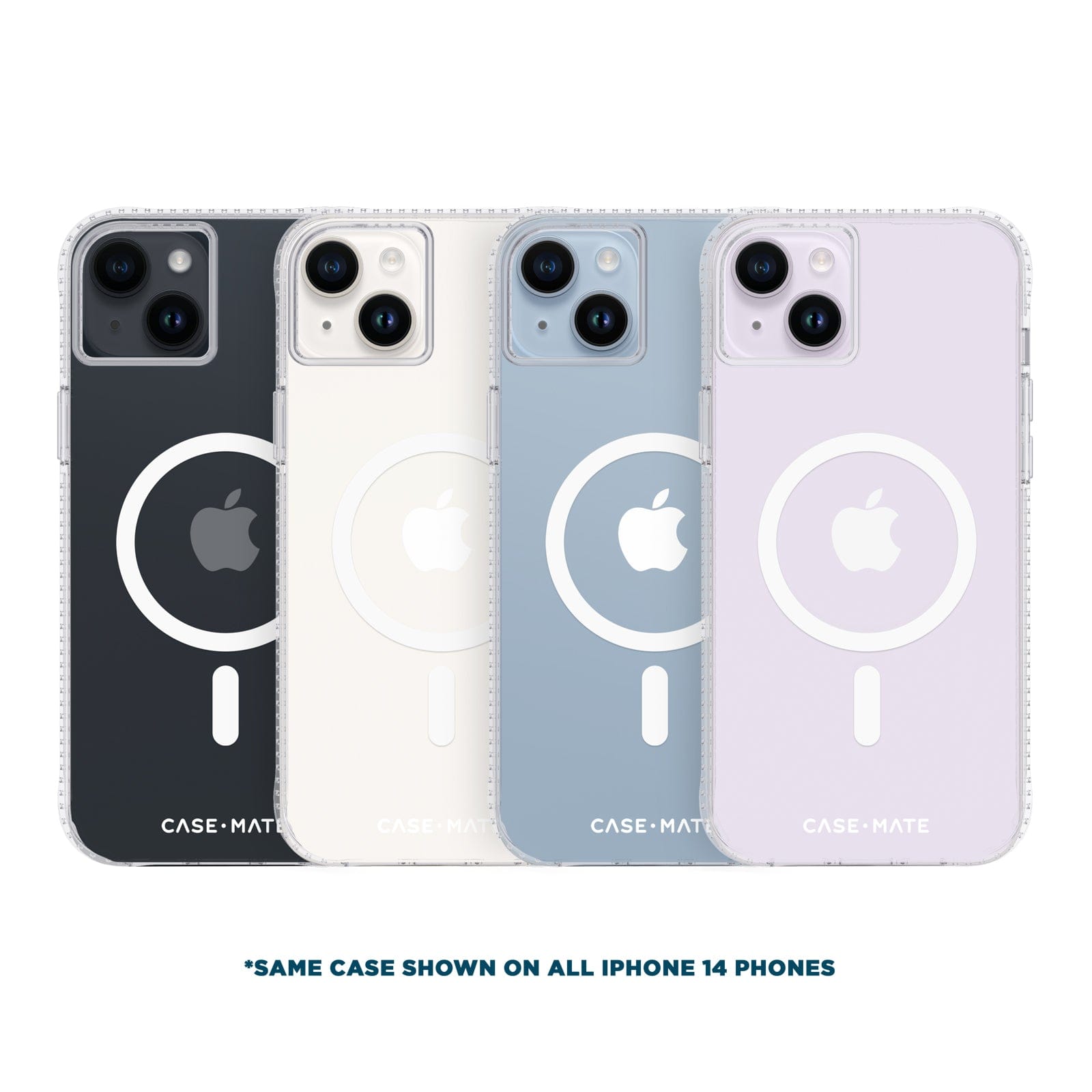*SAME CASE SHOWN ON ALL IPHONE 14 PHONES