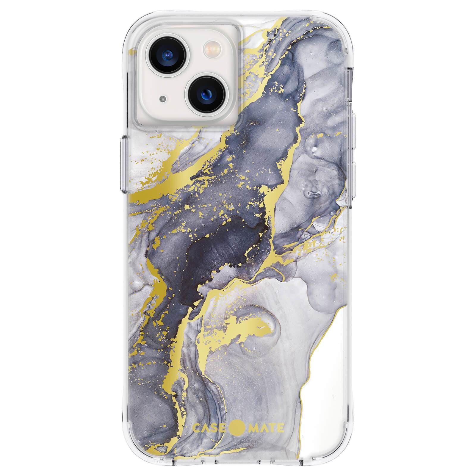 Case-Mate Tough Prints Case for Apple iPhone 13 Mini - Navy Marble